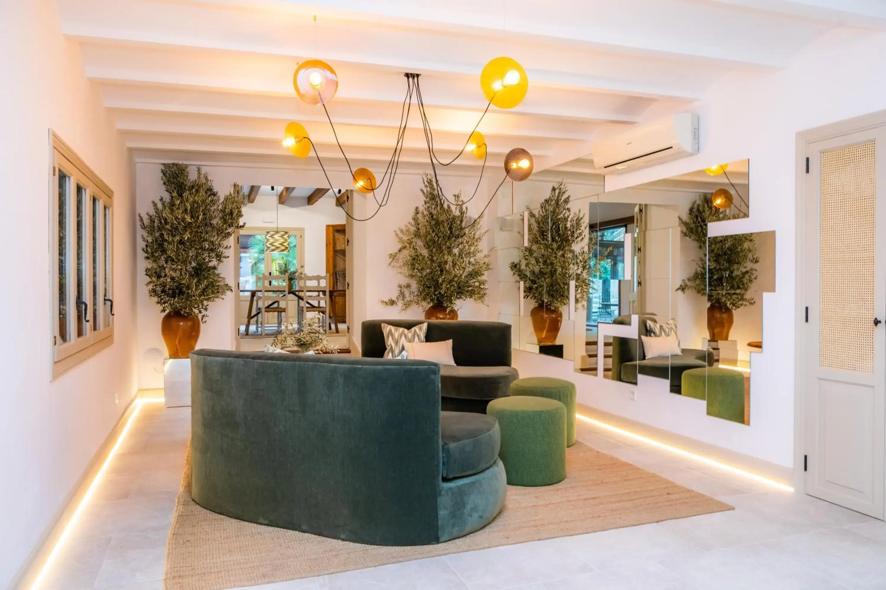 Living room in Finca Albellons Living room in Finca Albellons