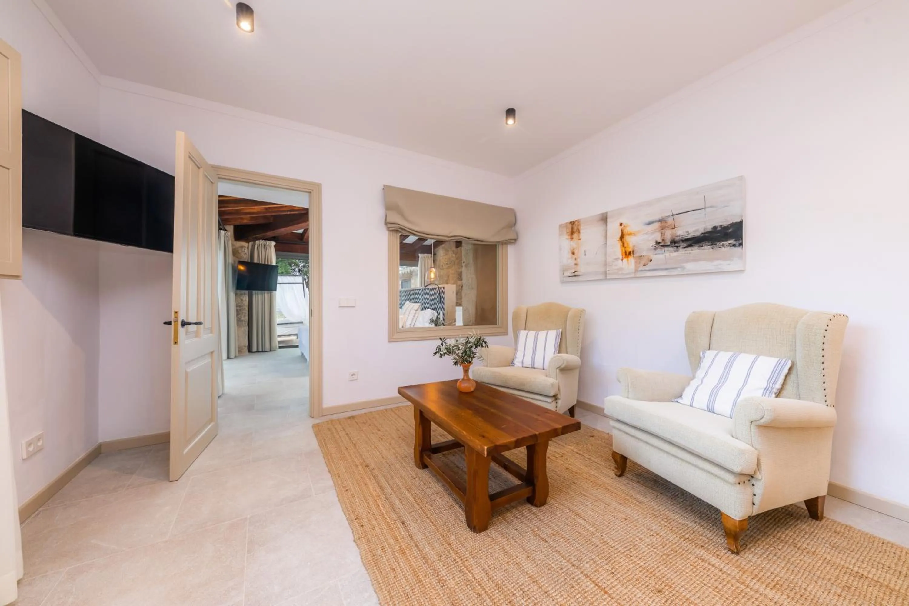 Living room in Finca Albellons