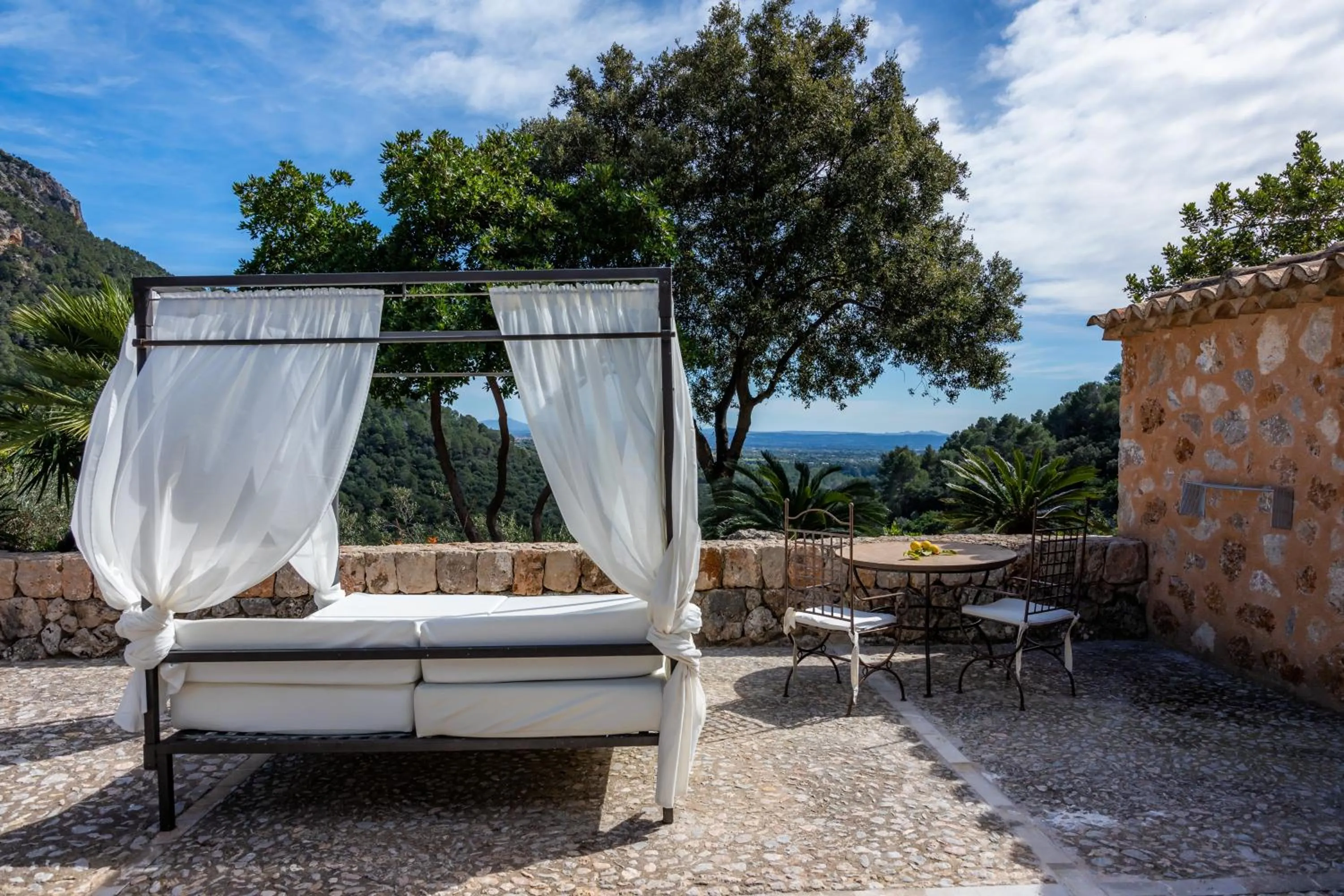 Natural landscape in Finca Albellons