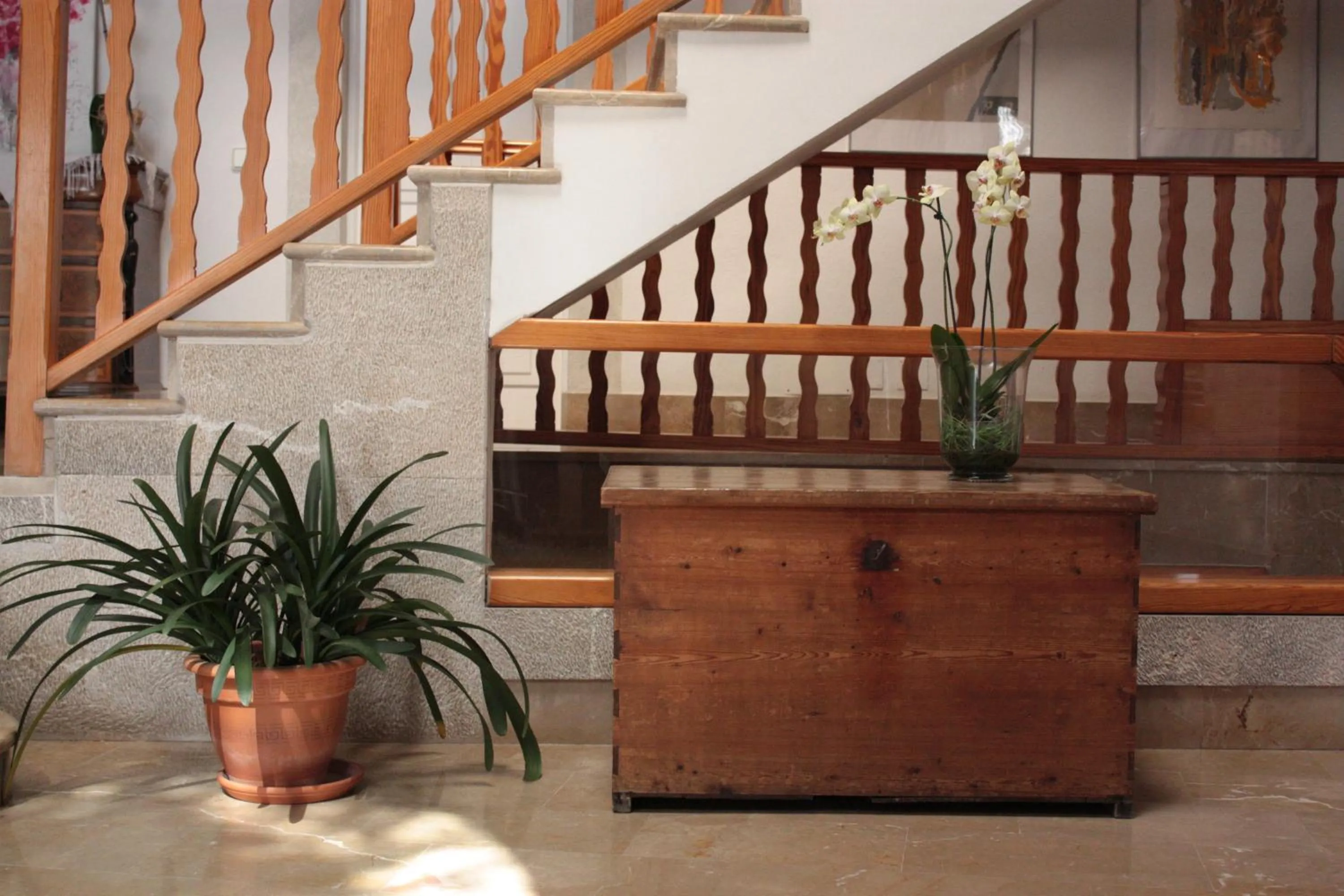 Lobby or reception in Es Baulo Petit Hotel