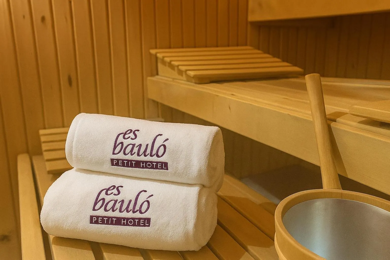 Sauna in Es Baulo Petit Hotel