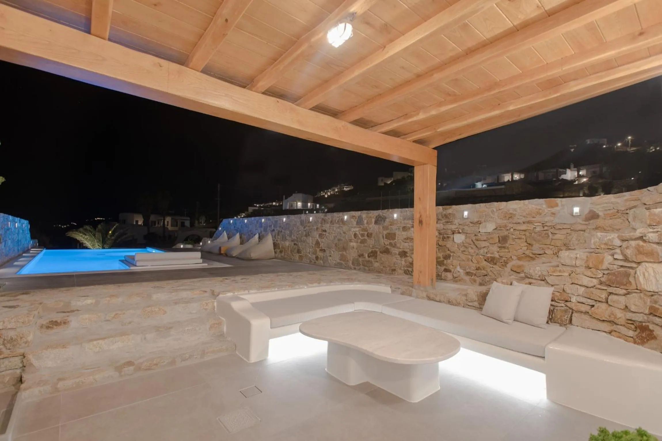 Lounge or bar in Villa Costa by Whitelist Mykonos
