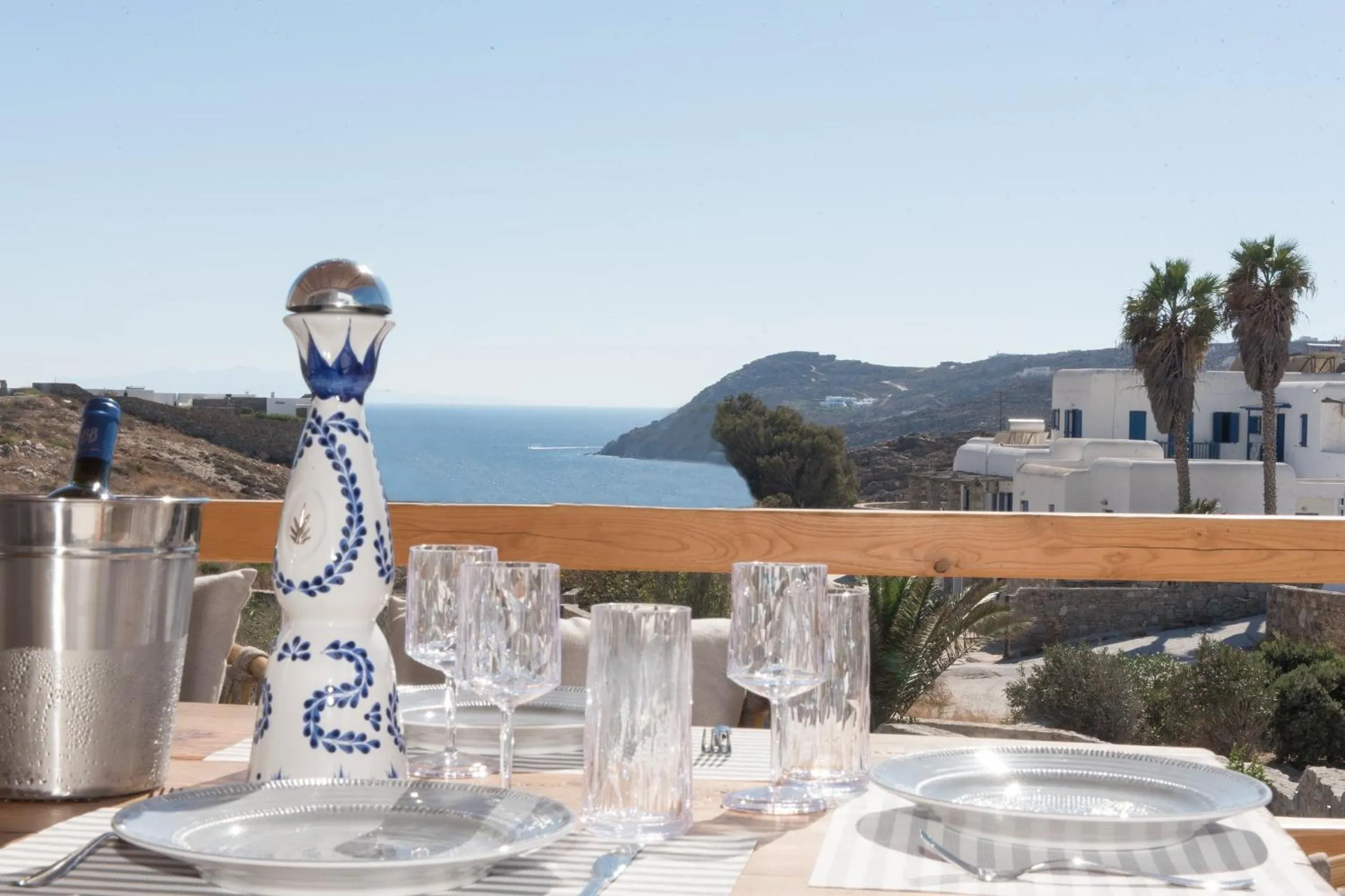 Natural landscape in Villa Costa by Whitelist Mykonos