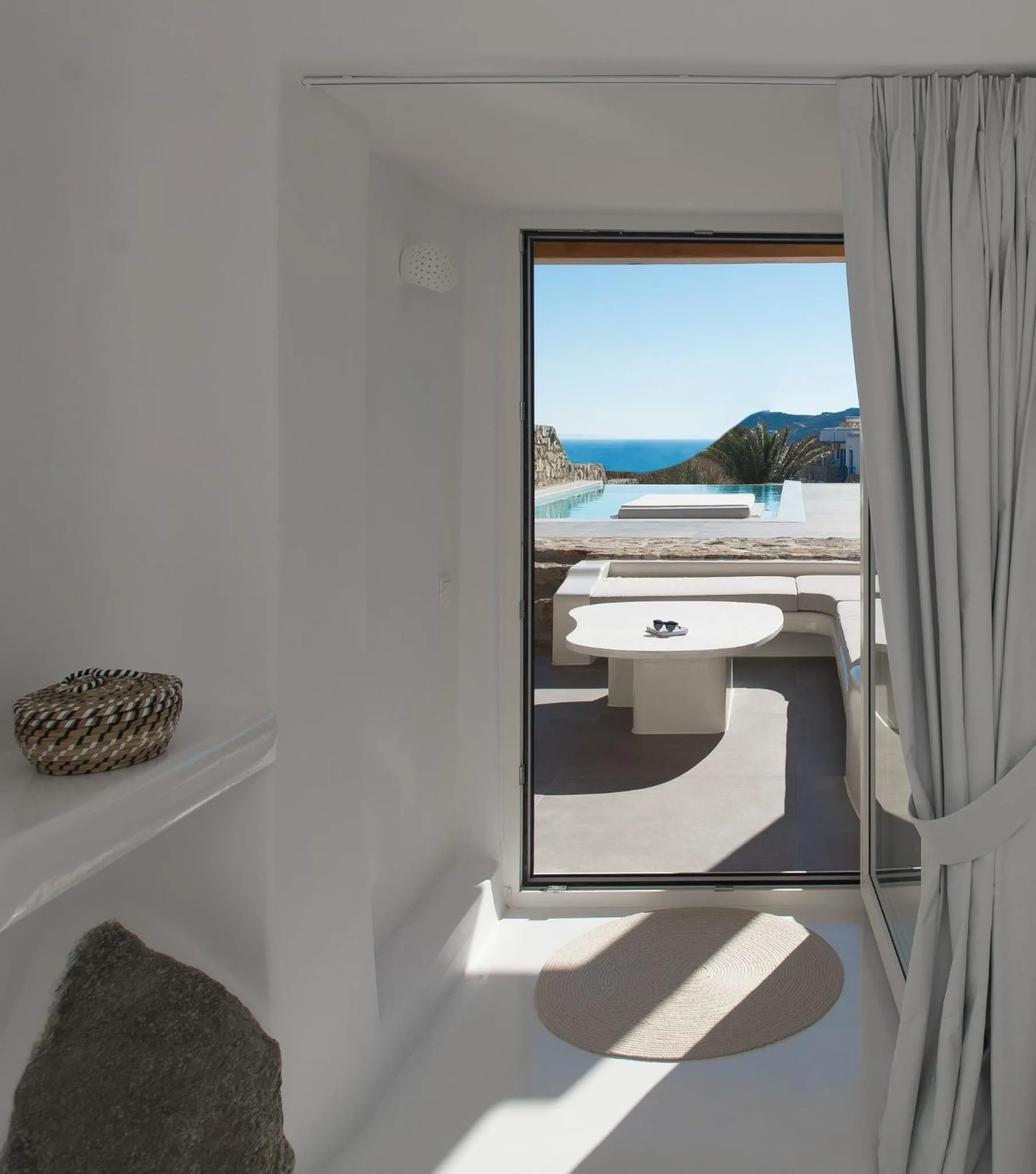 Natural landscape in Villa Costa by Whitelist Mykonos