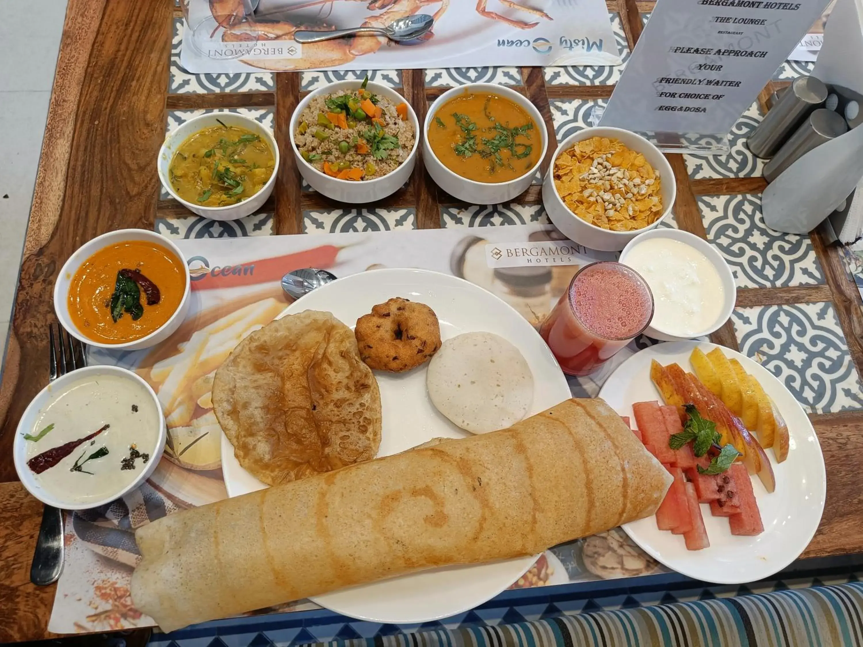 Food in Misty Ocean - A Bergamont Group of Hotel Food in Misty Ocean - A Bergamont Group of Hotel