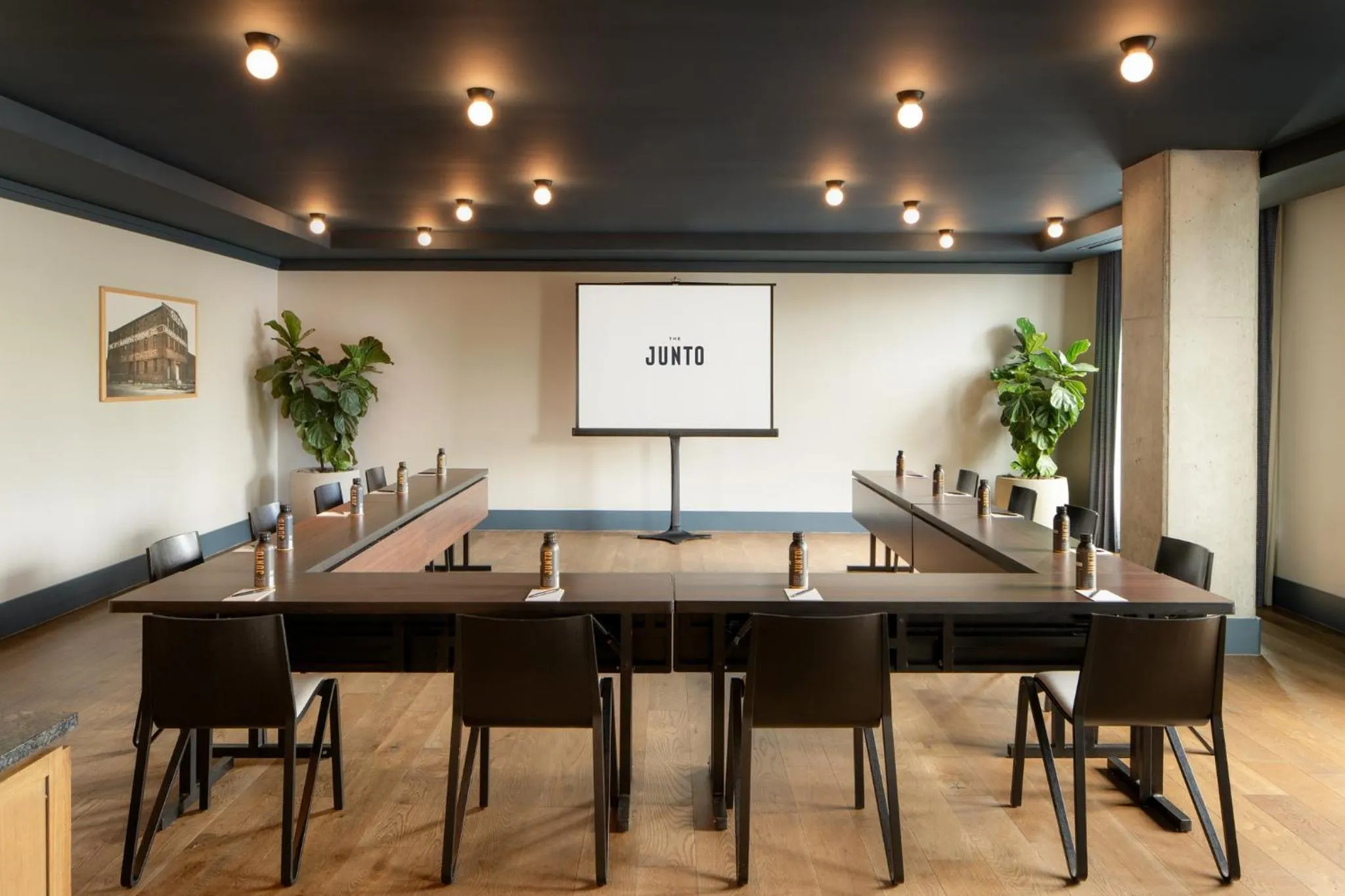 Meeting/conference room in The Junto Hotel