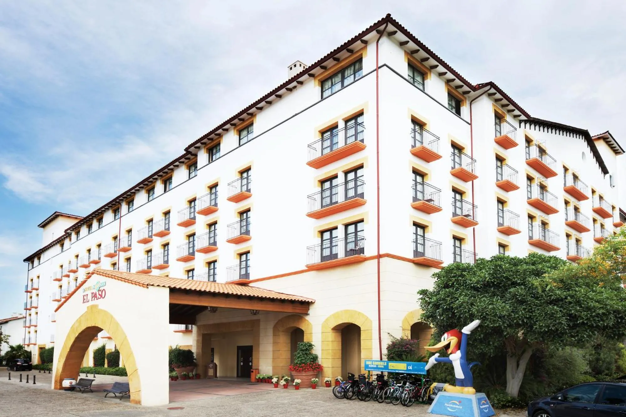 Facade/entrance in PortAventura Hotel El Paso - Includes unlimited access to PortAventura Park & 1 access to Ferrari Land