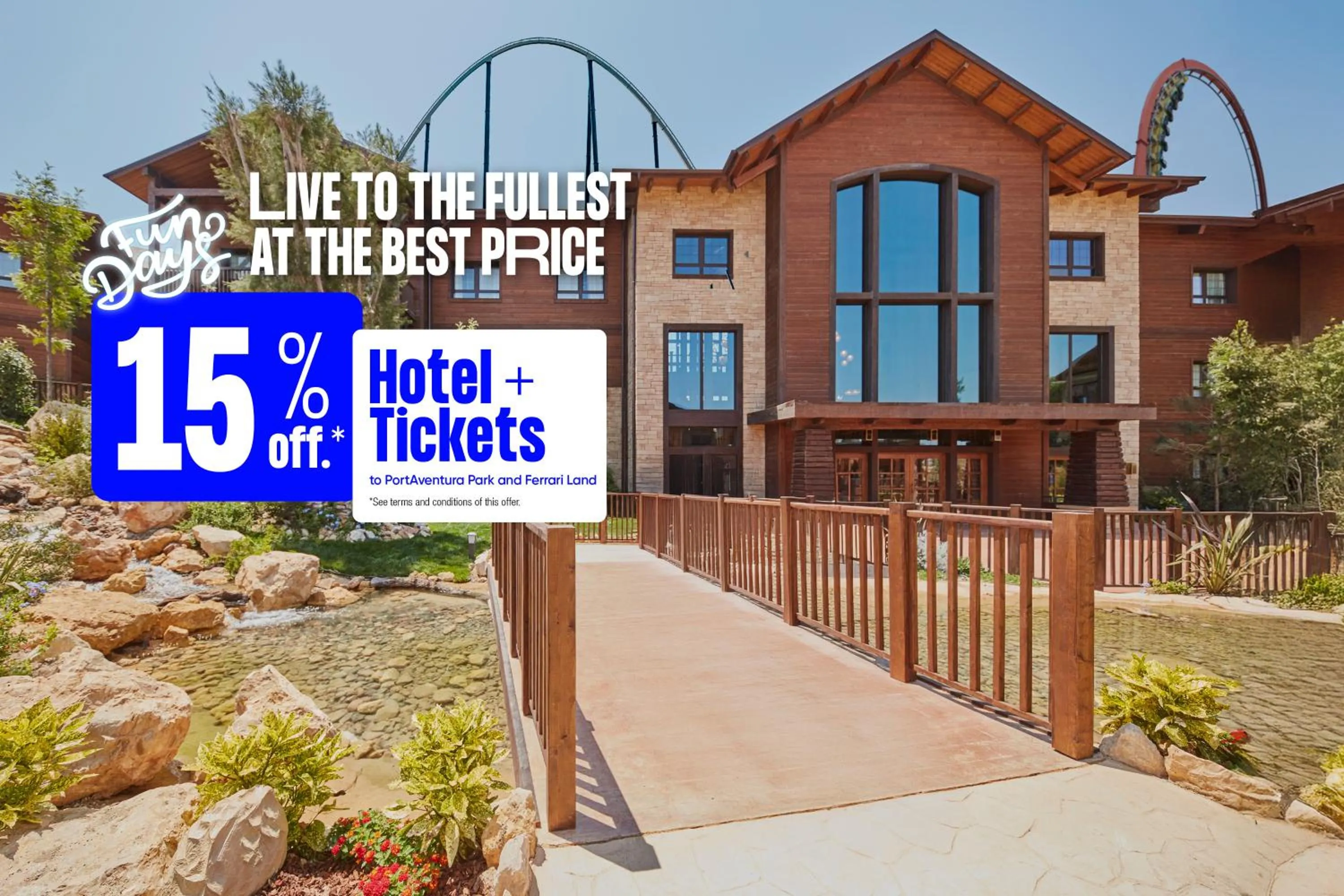 Entertainment in PortAventura Hotel El Paso - Includes unlimited access to PortAventura Park & 1 access to Ferrari Land