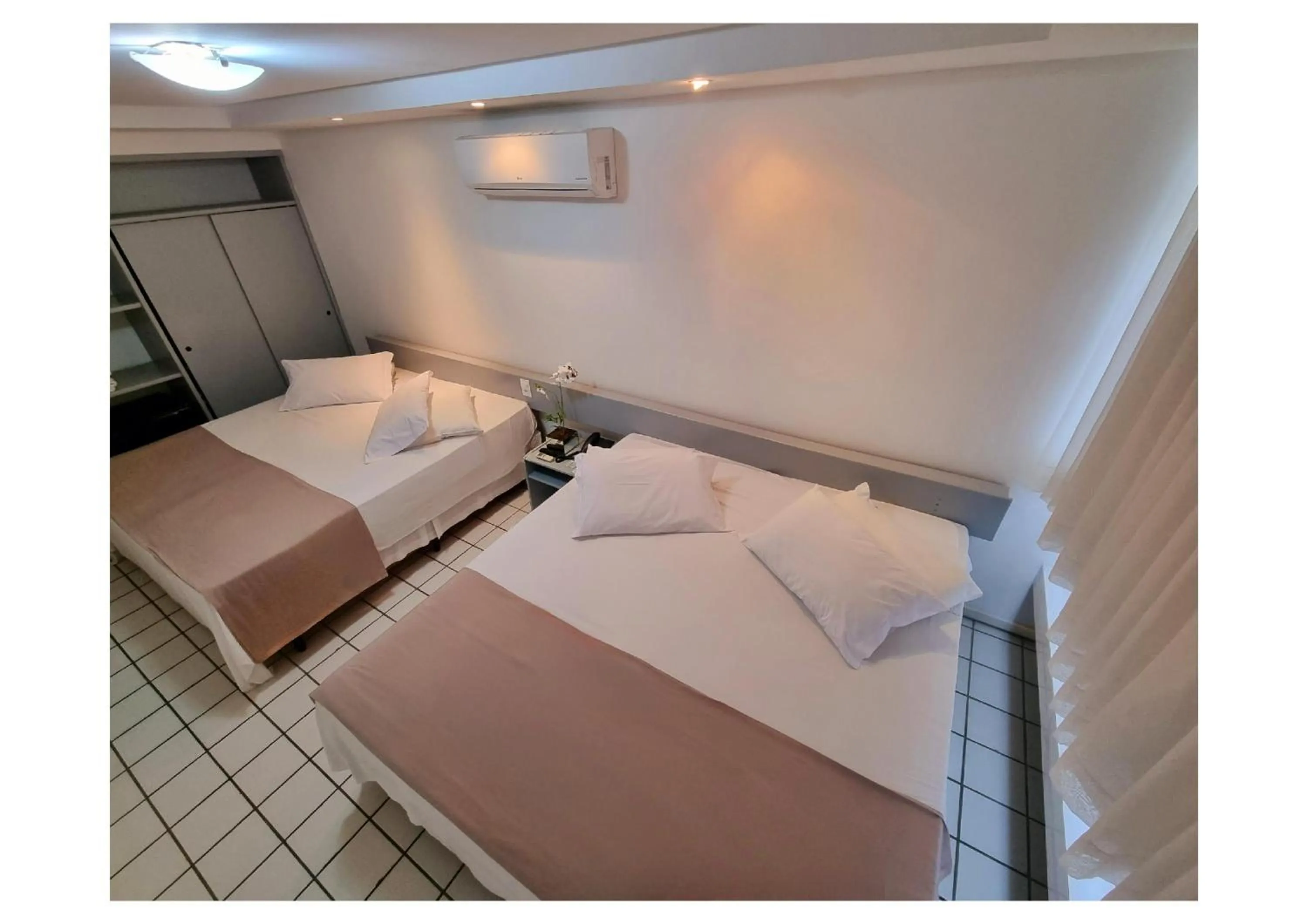 Bed in Garanhuns Palace Hotel