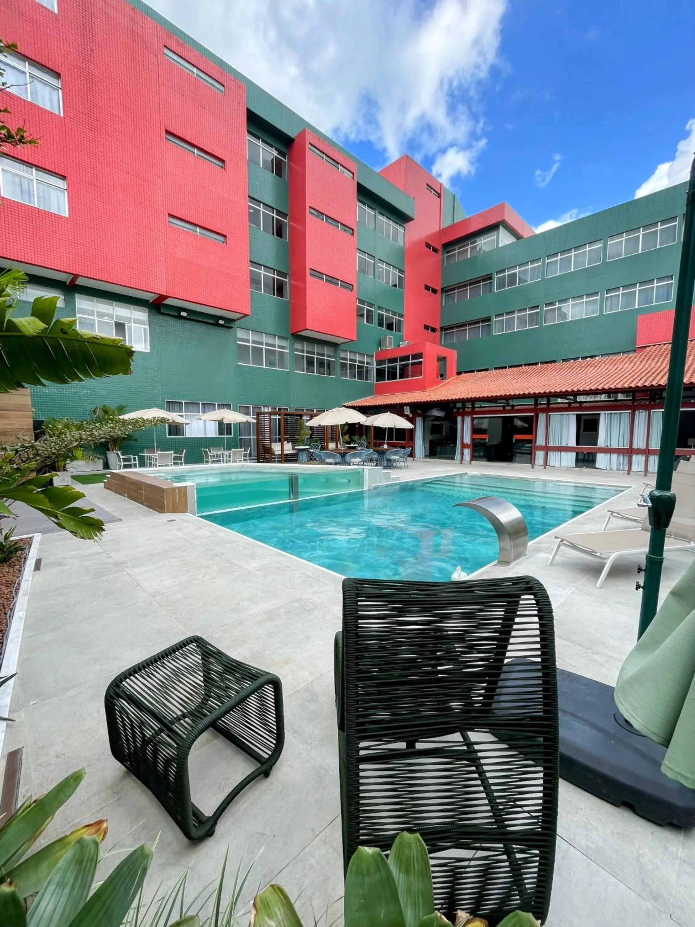 Swimming pool in Garanhuns Palace Hotel