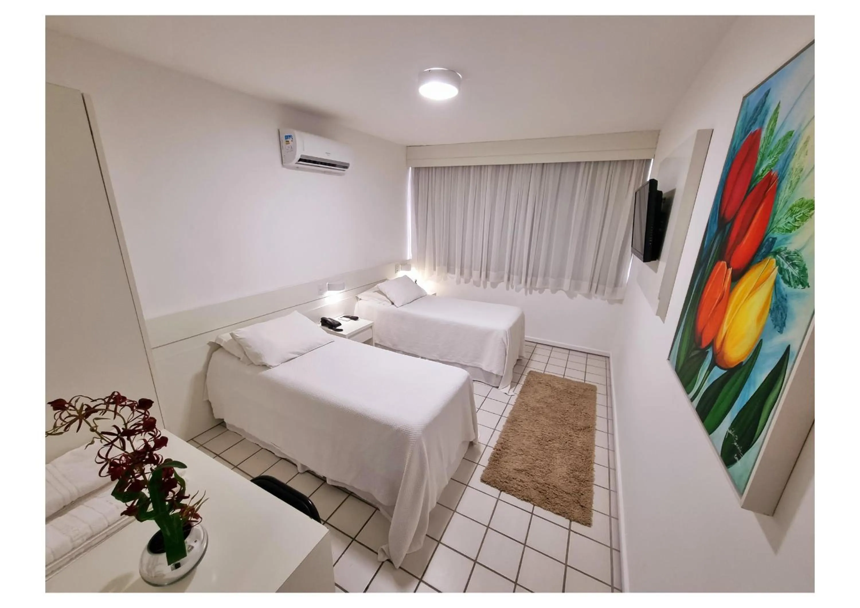 Bed in Garanhuns Palace Hotel