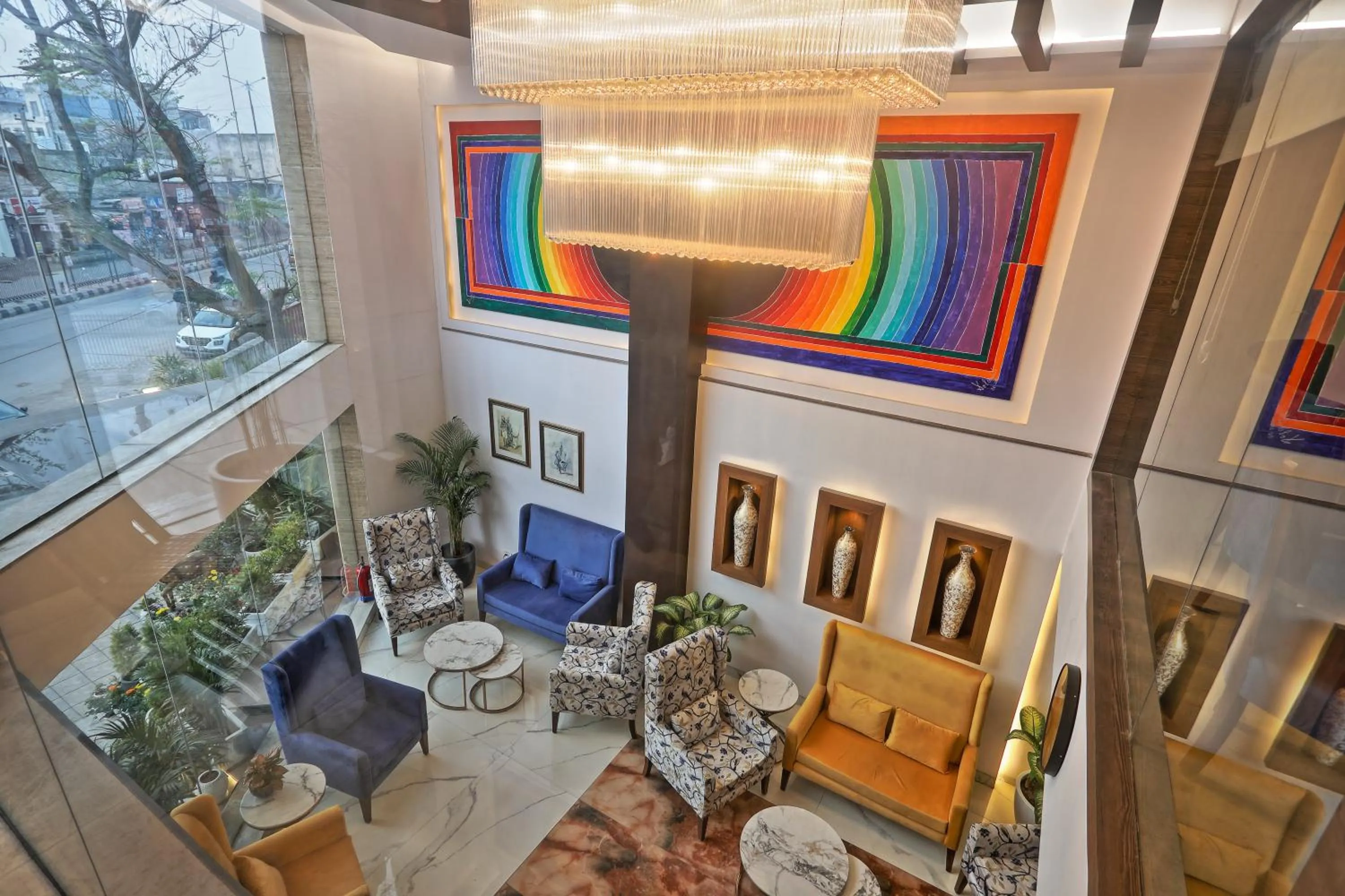 Lobby or reception in Hotel Cardinal Oxmo Delhi Airport