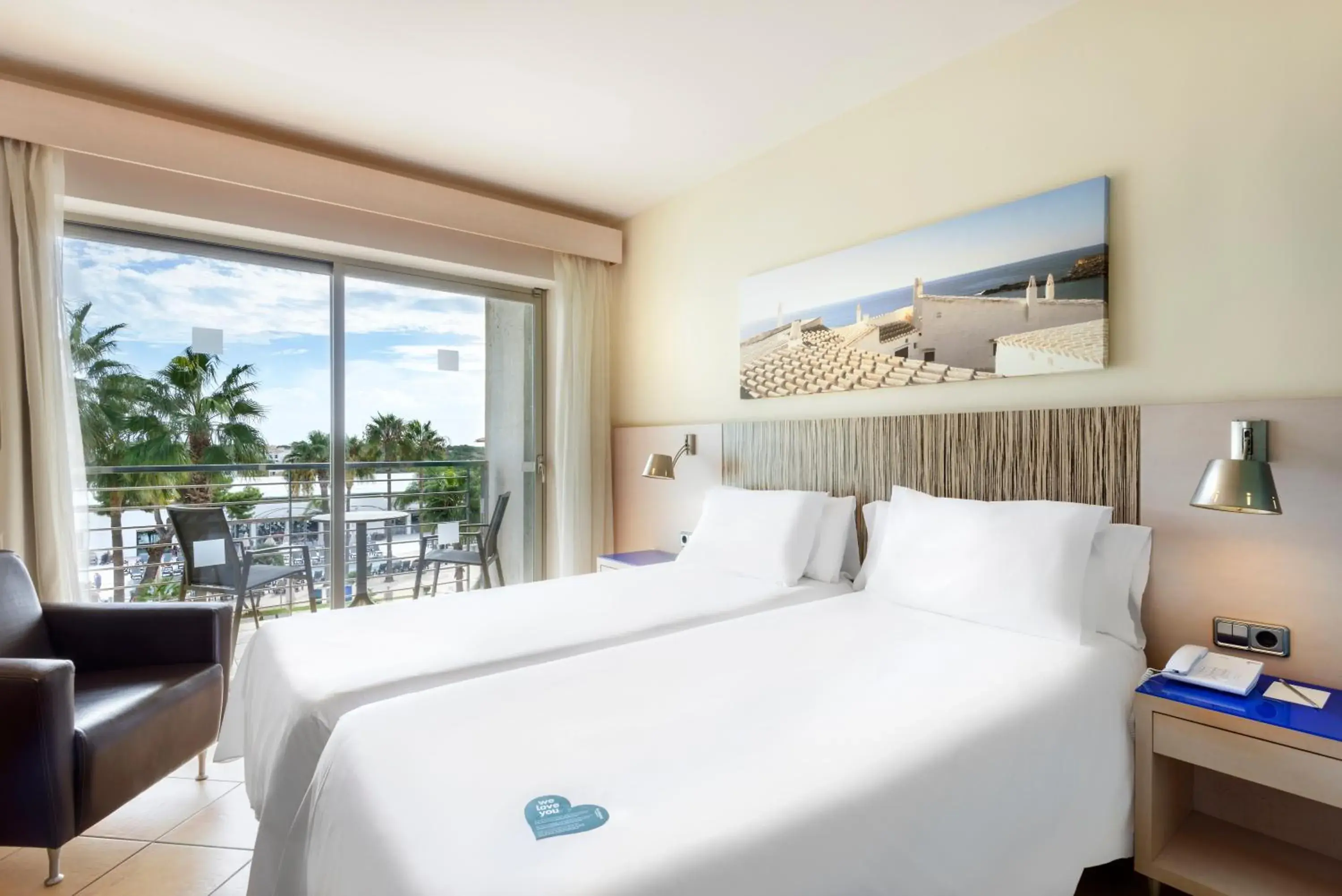 Bed in Occidental Menorca Bed in Occidental Menorca