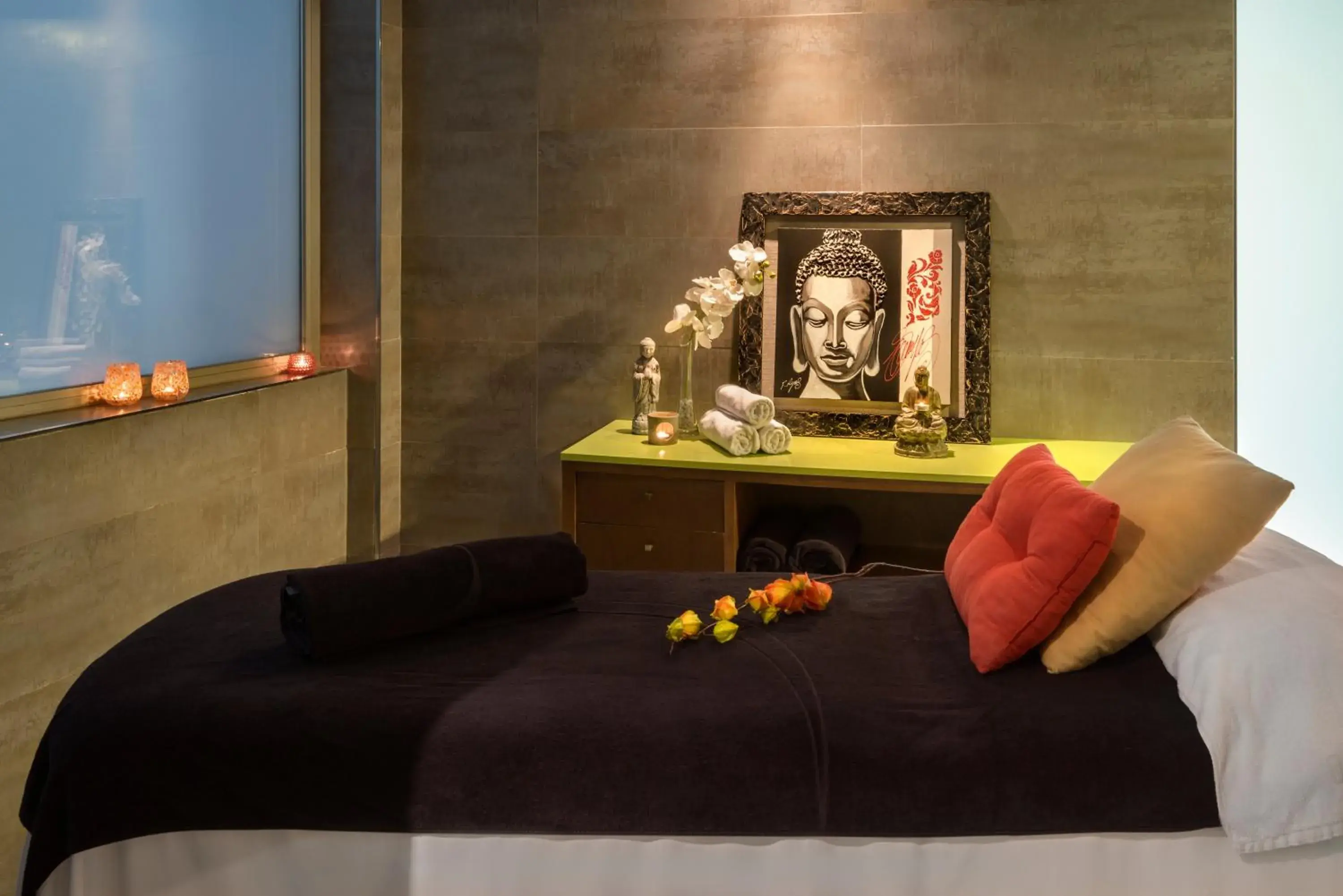 Spa and wellness centre/facilities, Bed in Occidental Menorca Spa and wellness centre/facilities, Bed in Occidental Menorca