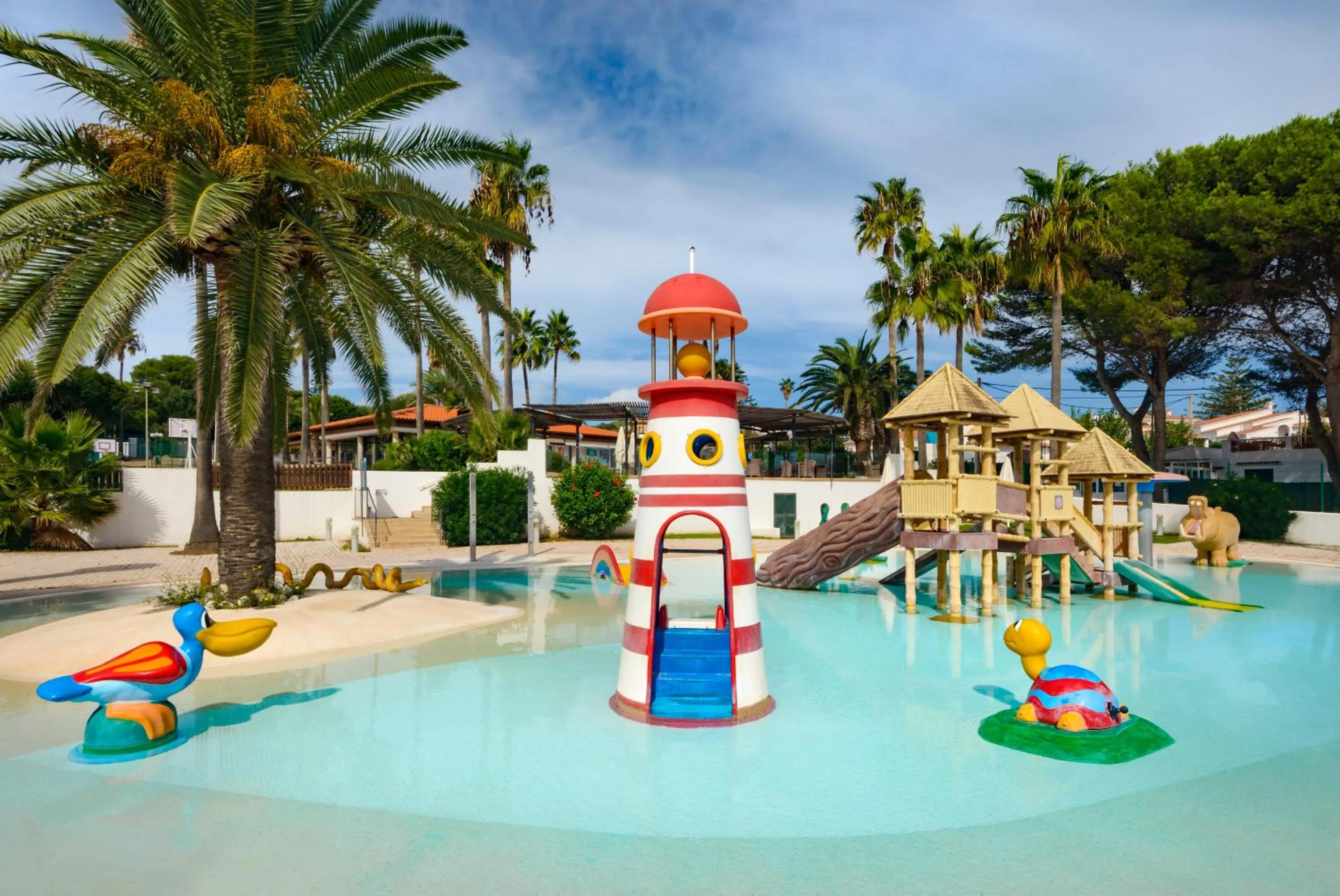 Children play ground in Occidental Menorca