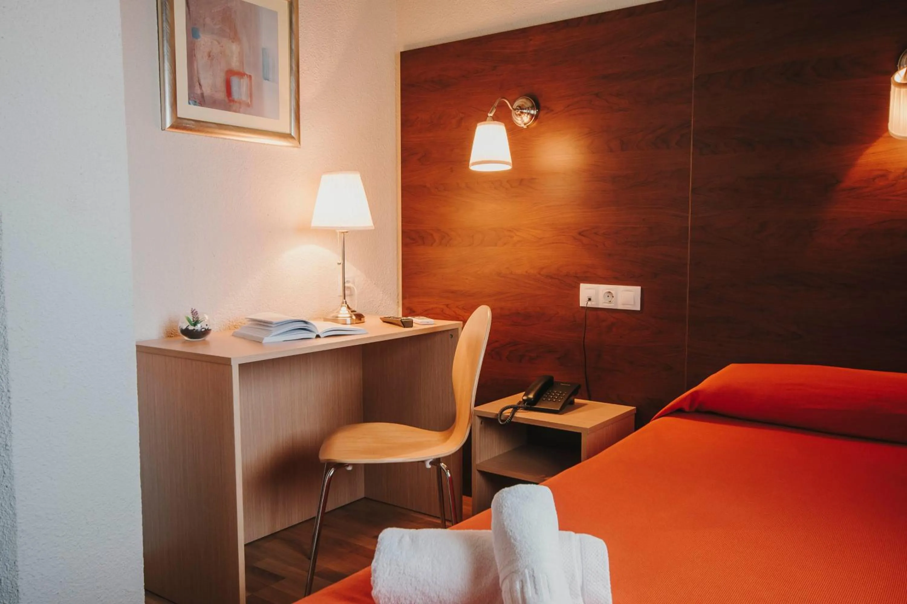 Bed in Hotel Embajador