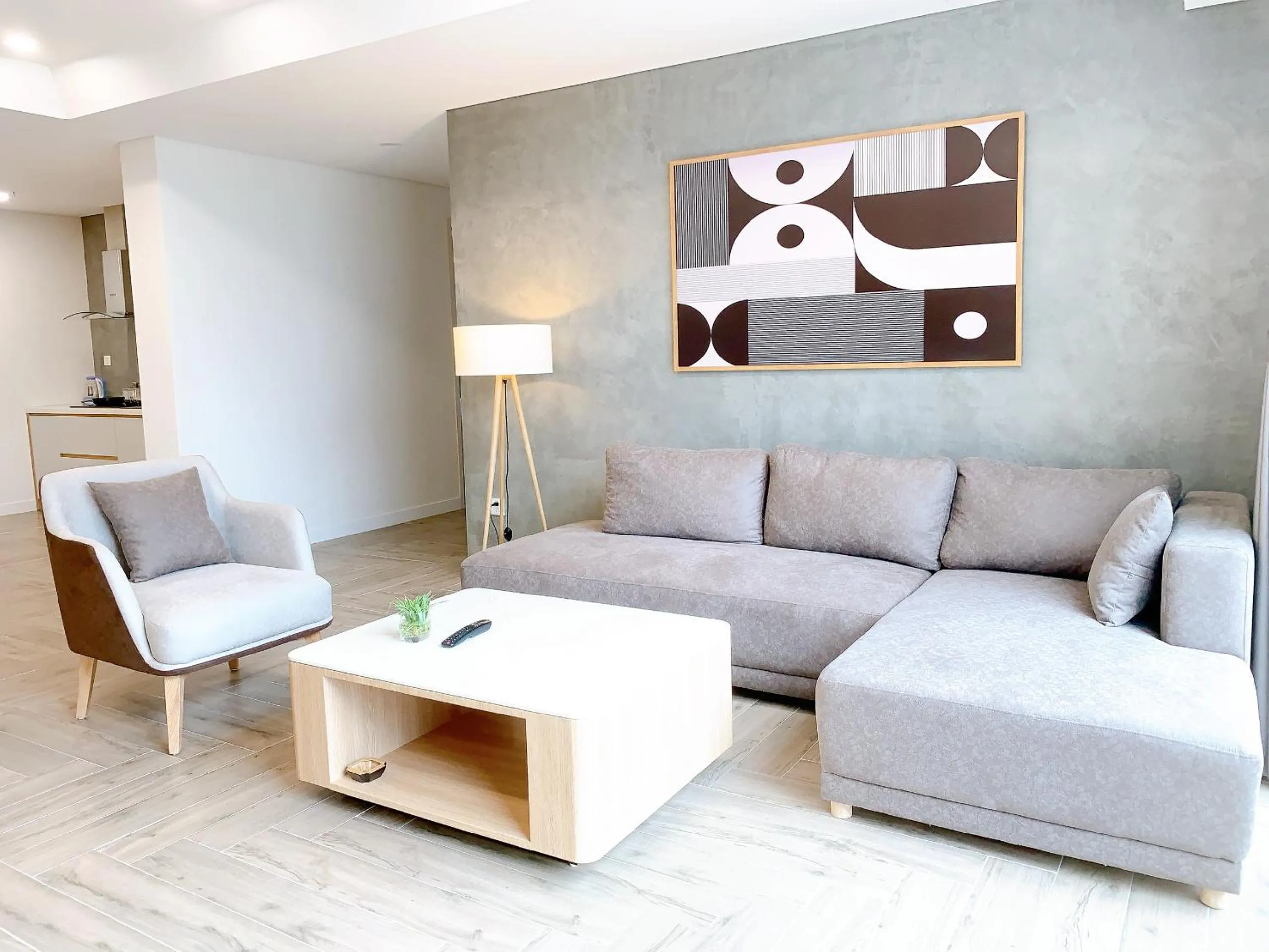 Living room in TSQ STAY Hotel Apartment