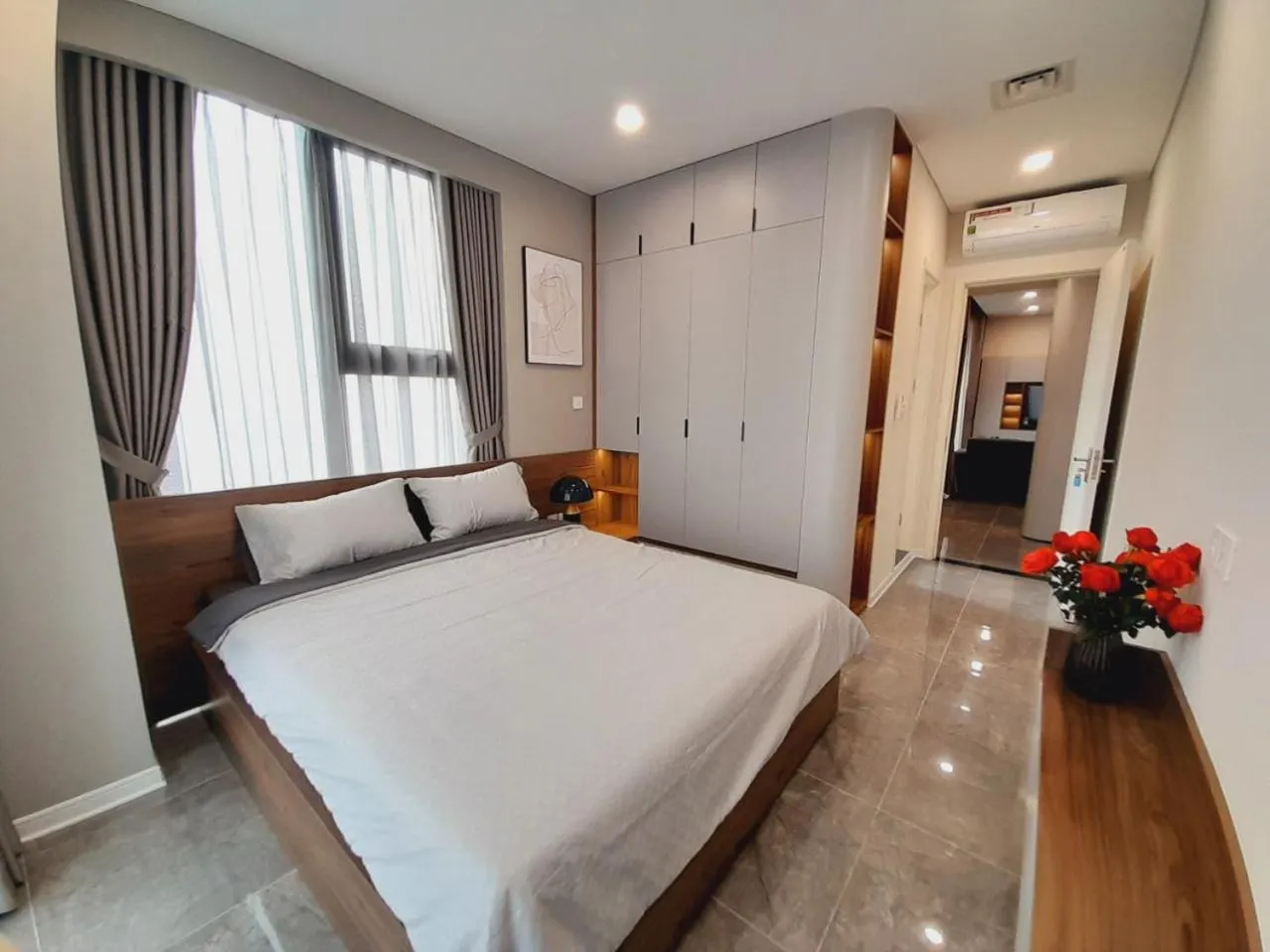 Bed in TSQ STAY Hotel Apartment