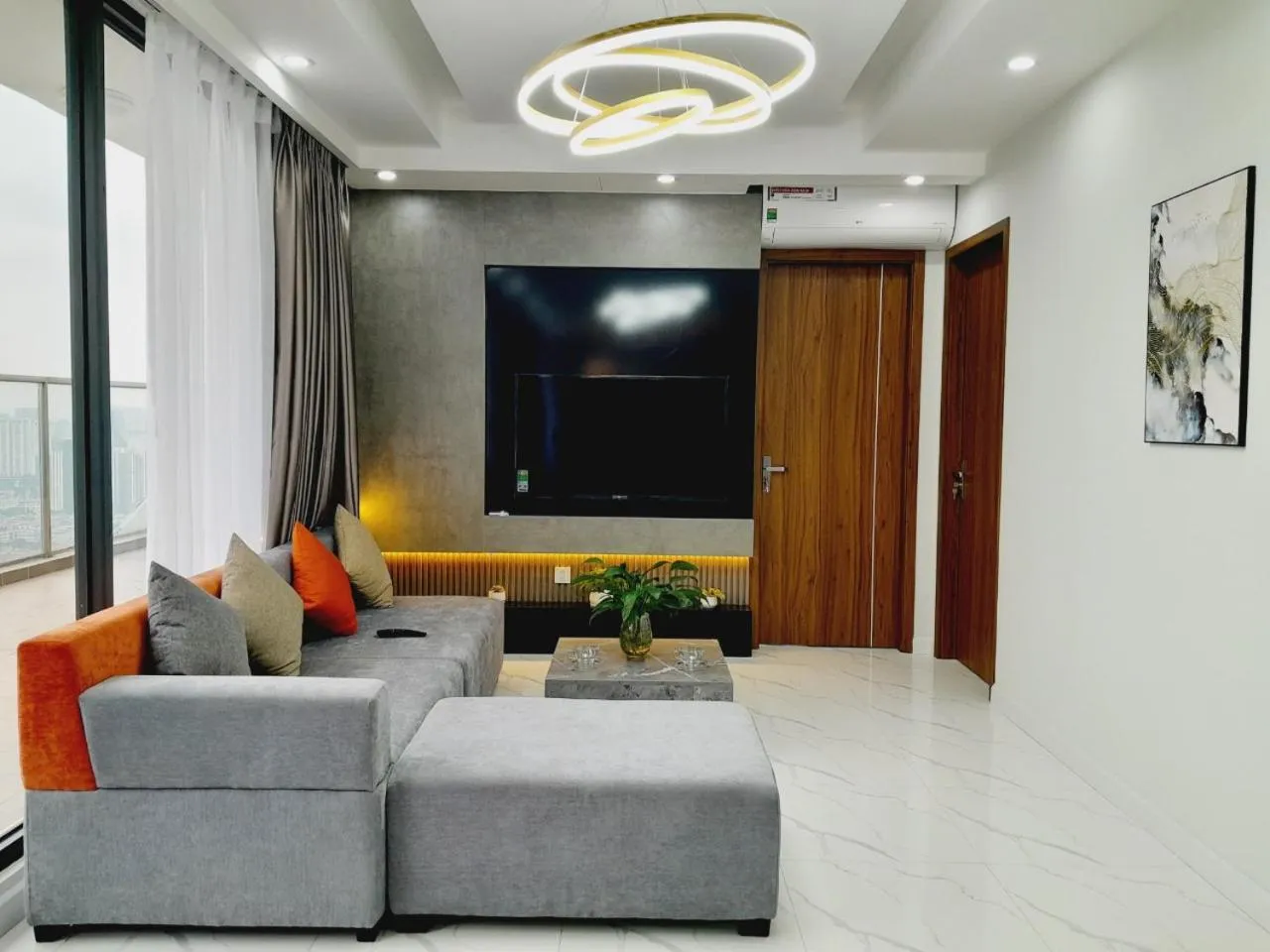 Living room in TSQ STAY Hotel Apartment