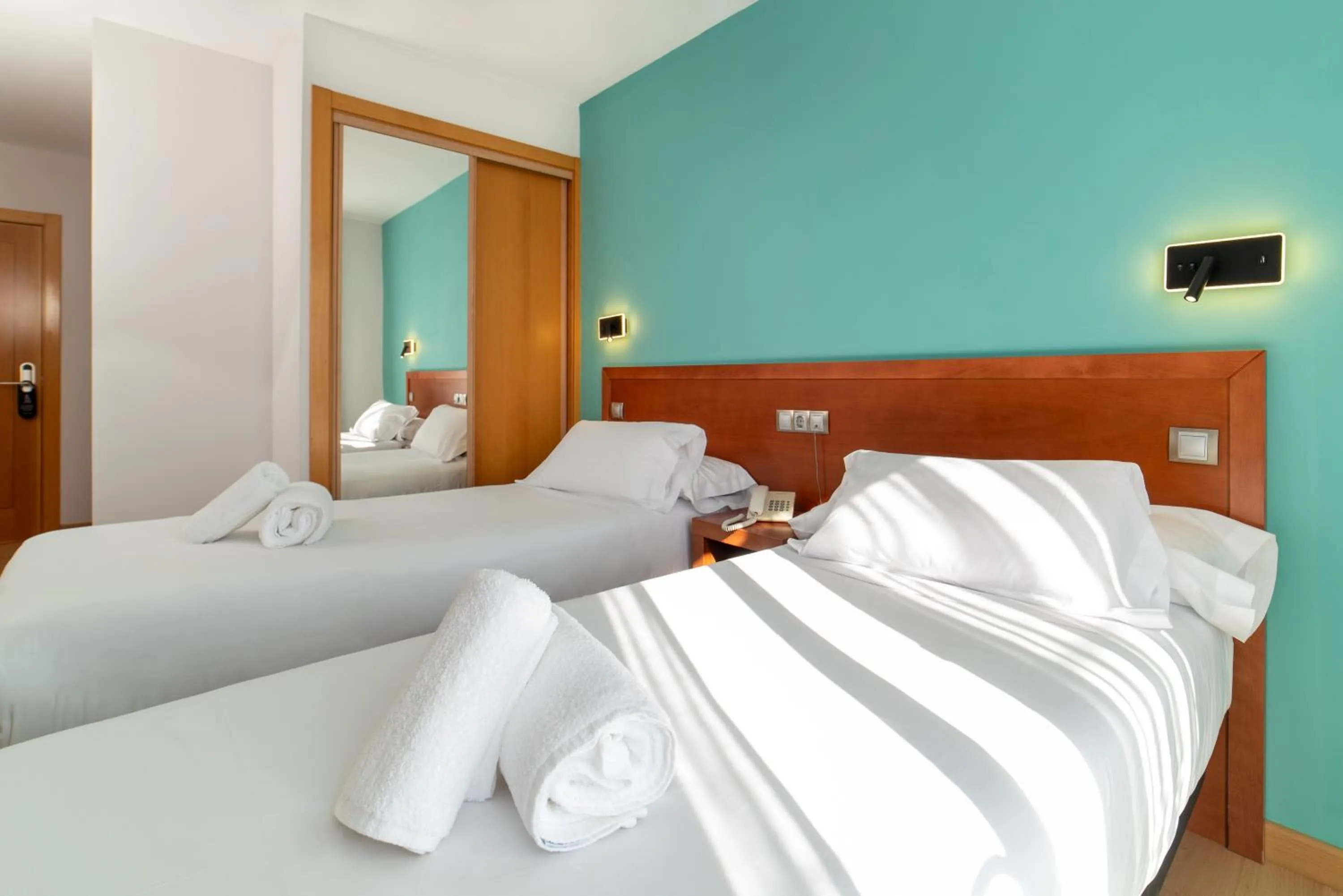 Bed in Hotel Playa Langosteira by Adeloló