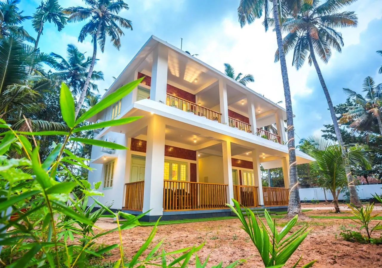 Property building in Ocean View Beach Villa Varkala by VOYE HOMES