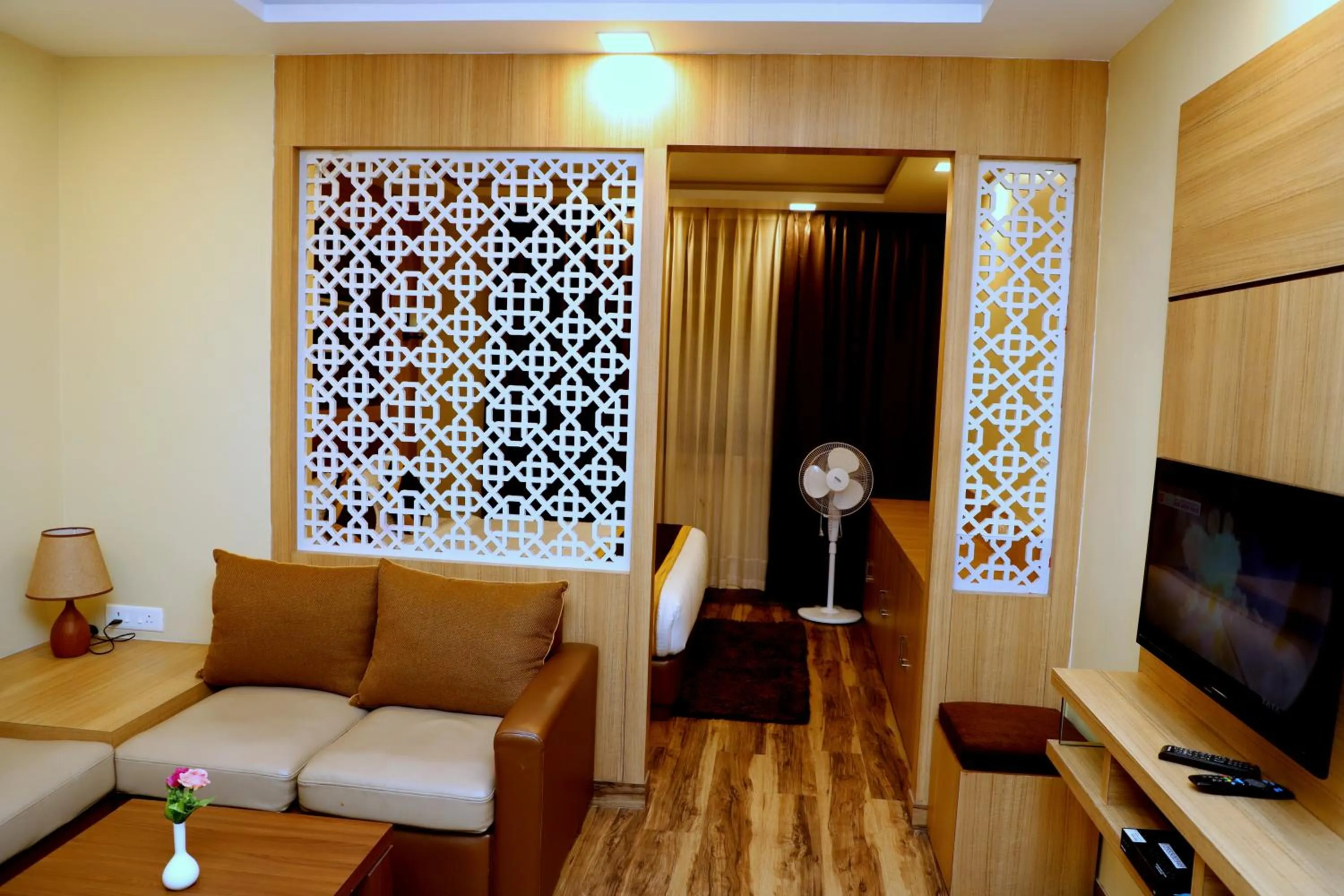 Photo of the whole room in Q SAINA THE COSMOS