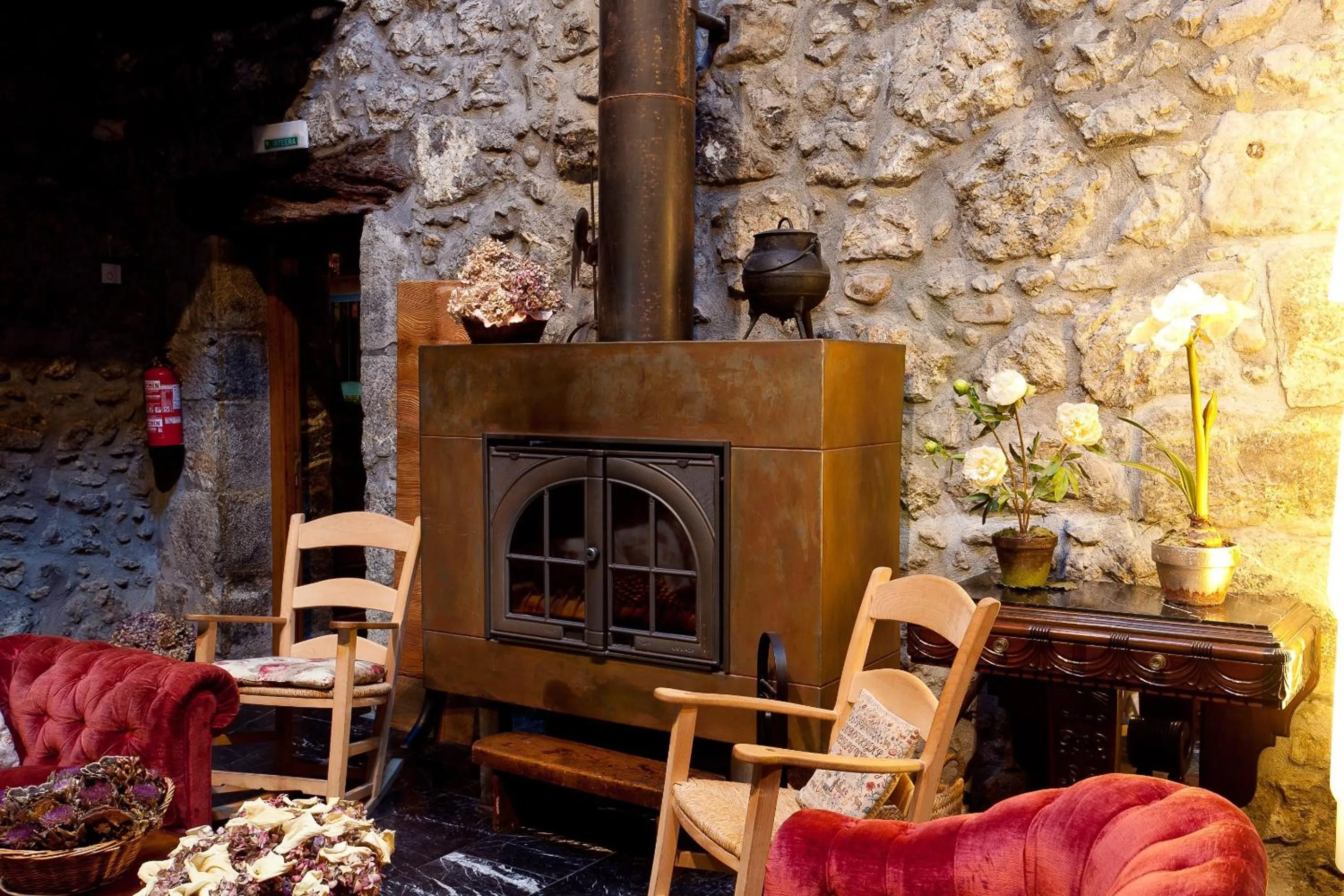 Decorative detail in Hotel Antsotegi