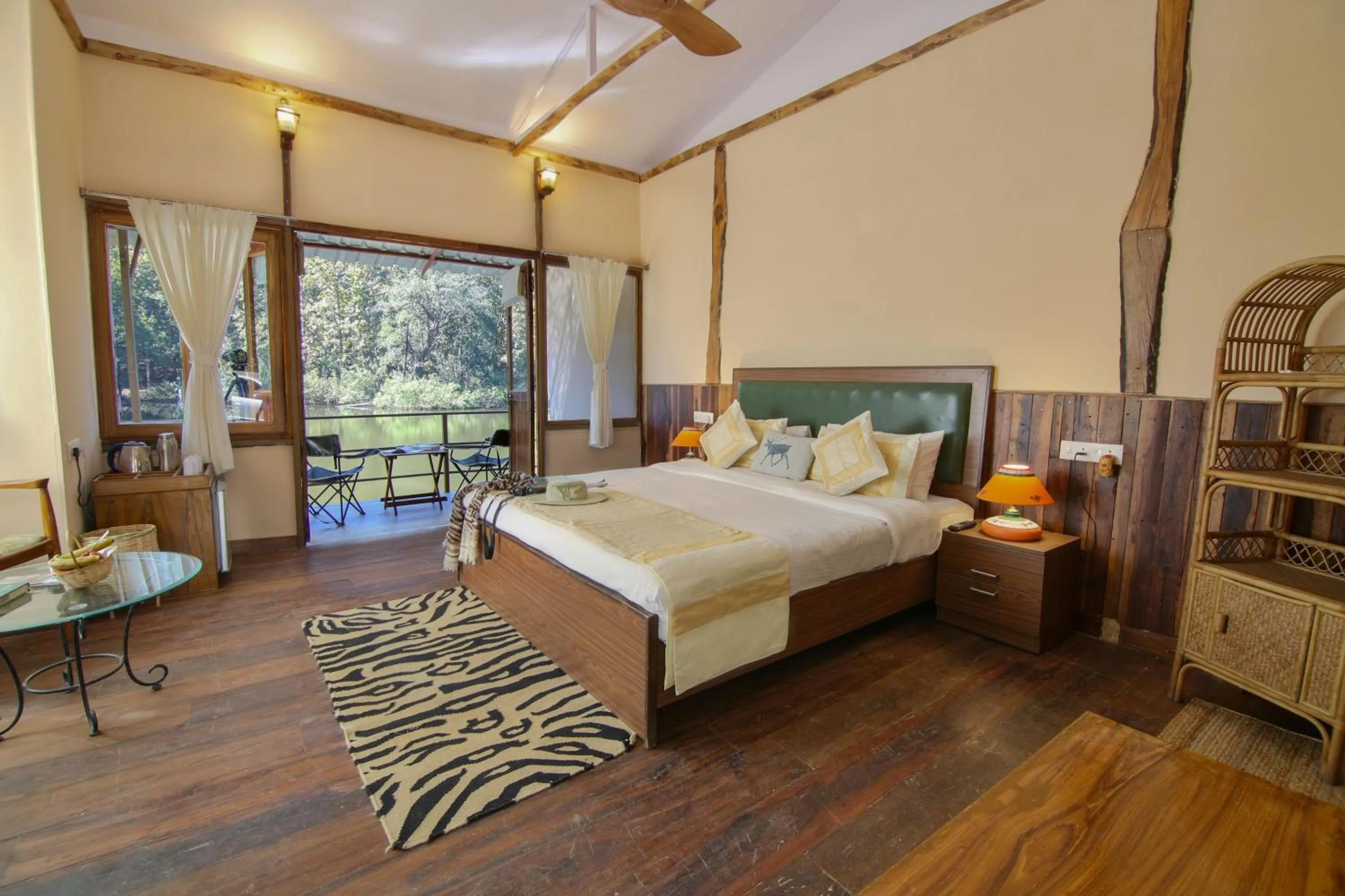 Bed in Rukhad Jungle Camp - Pench