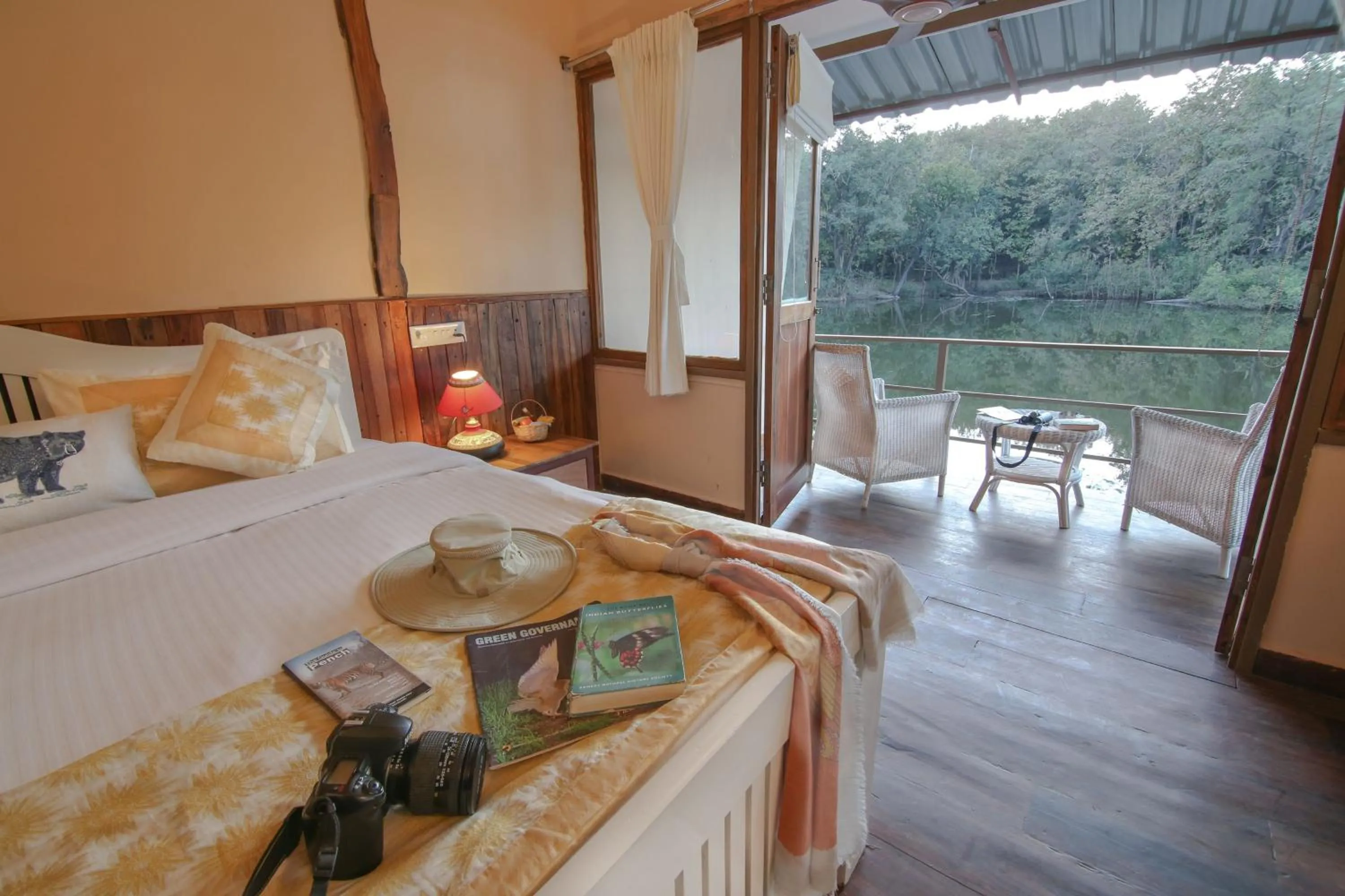 Bed in Rukhad Jungle Camp - Pench