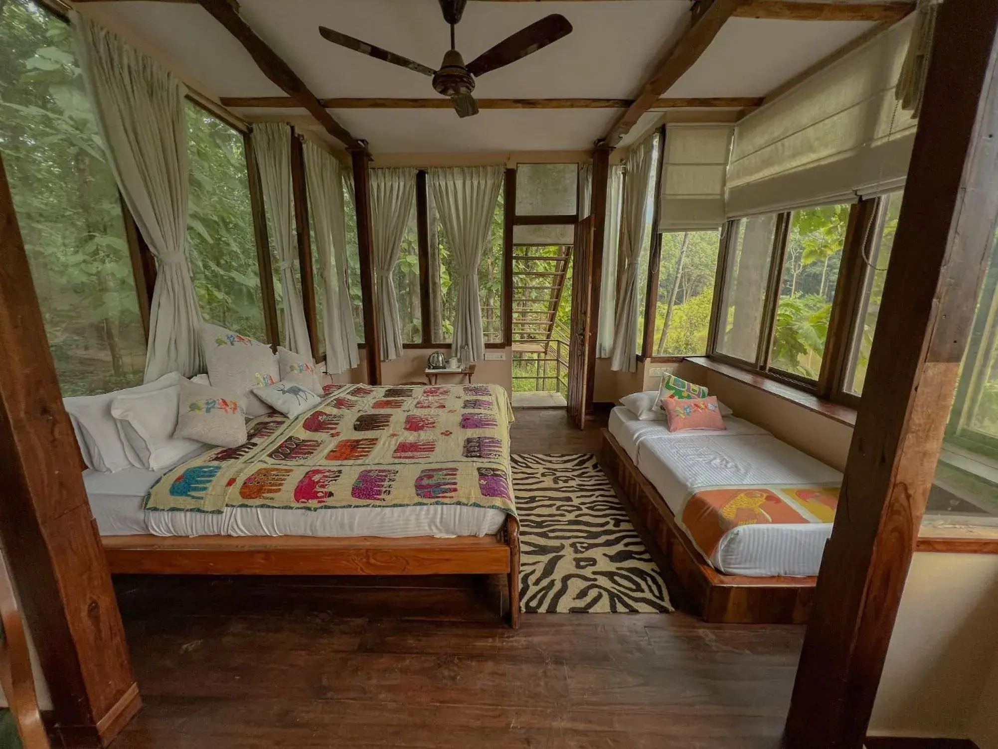 Double Room with Lake View in Rukhad Jungle Camp - Pench Double Room with Lake View in Rukhad Jungle Camp - Pench