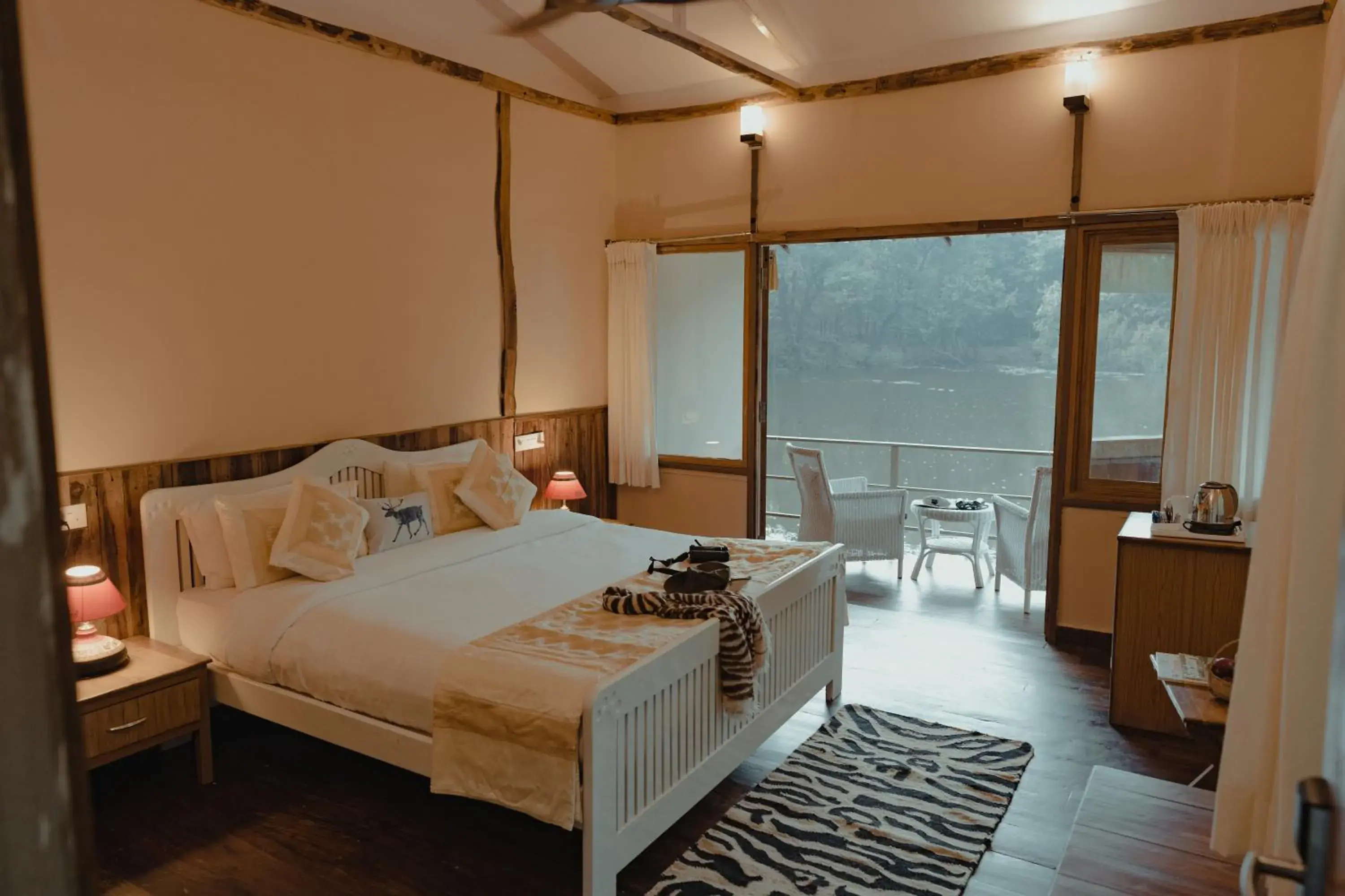 Bed in Rukhad Jungle Camp - Pench Bed in Rukhad Jungle Camp - Pench