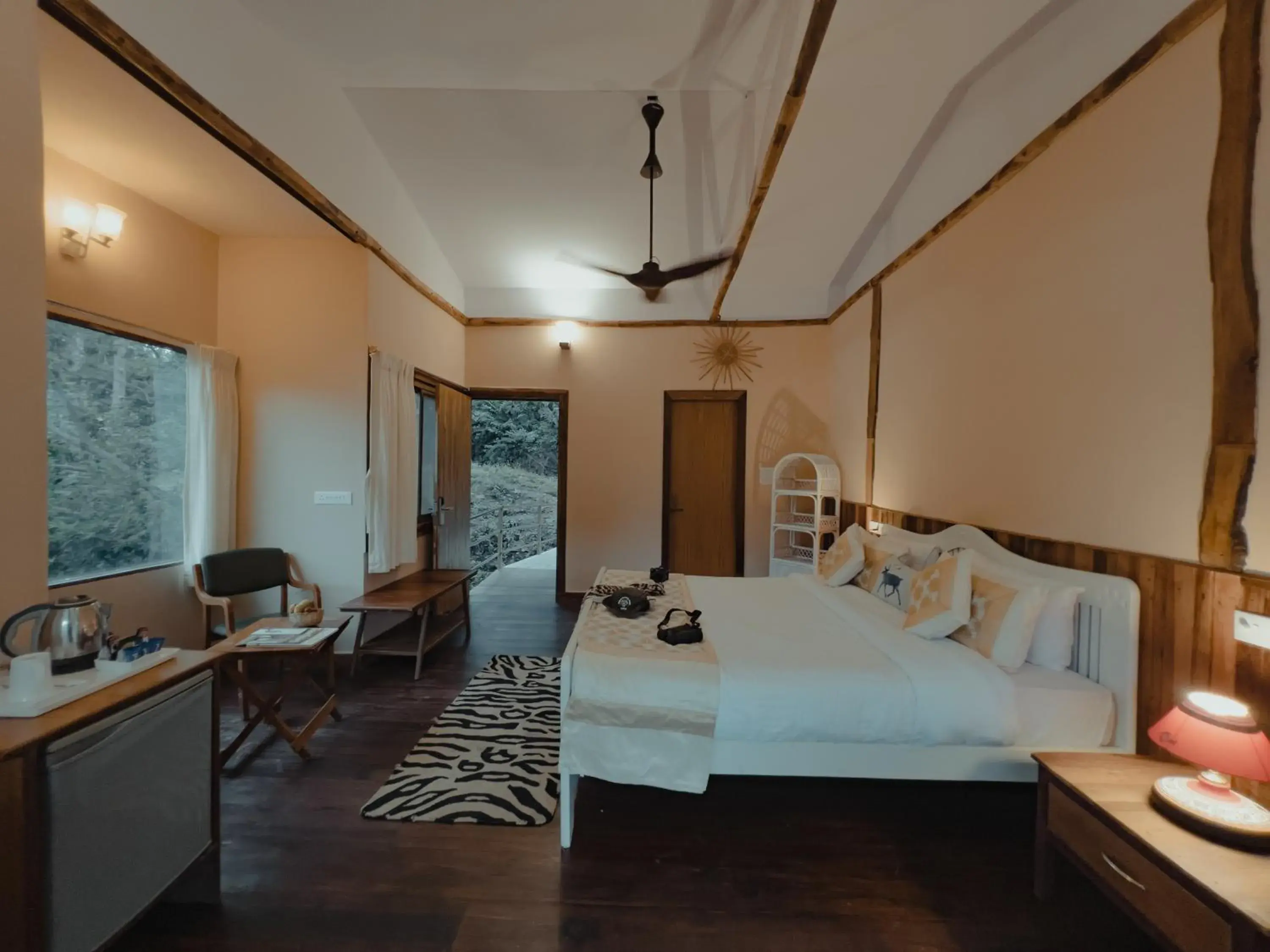 Bed in Rukhad Jungle Camp - Pench Bed in Rukhad Jungle Camp - Pench