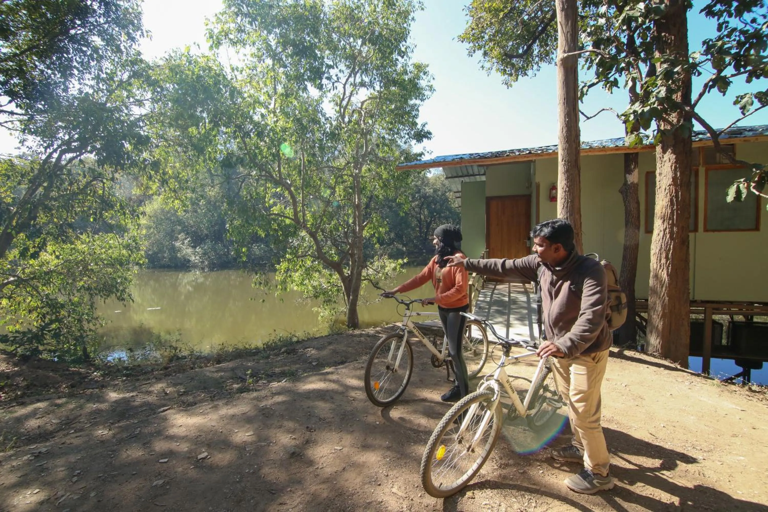 Cycling in Rukhad Jungle Camp - Pench