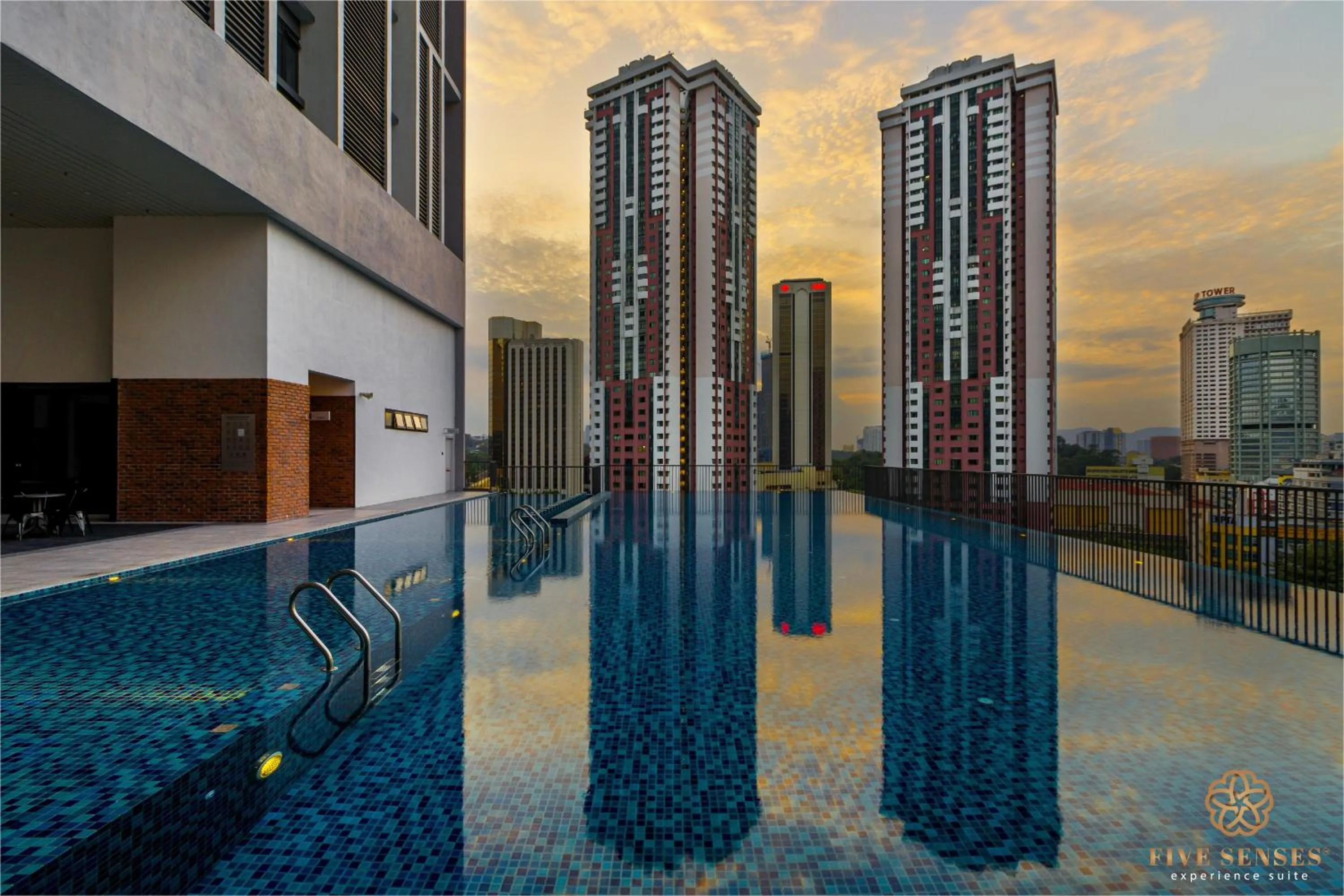 Swimming pool in Chambers Residence Kuala Lumpur by Roam