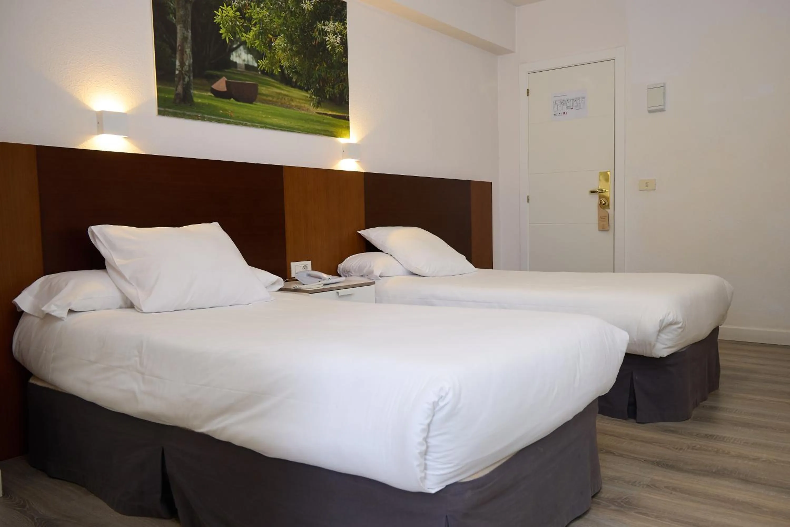 Bed in Hotel Vigo Plaza