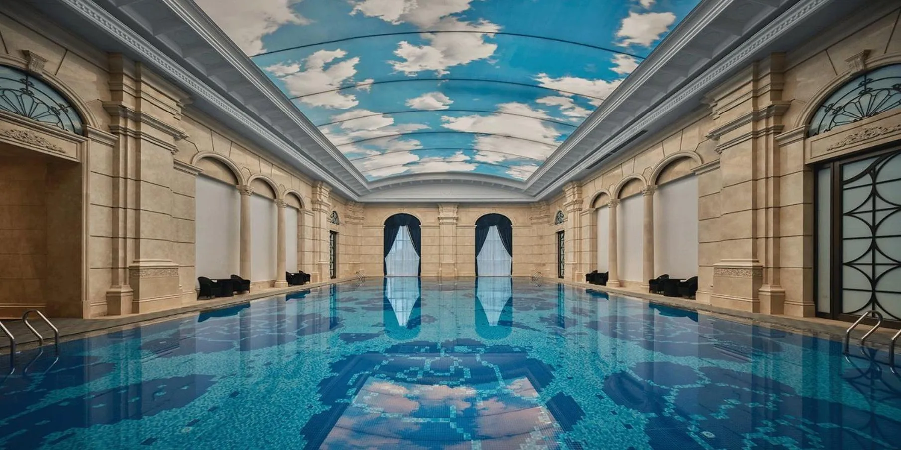 Swimming pool in Crowne Plaza Dongying by IHG