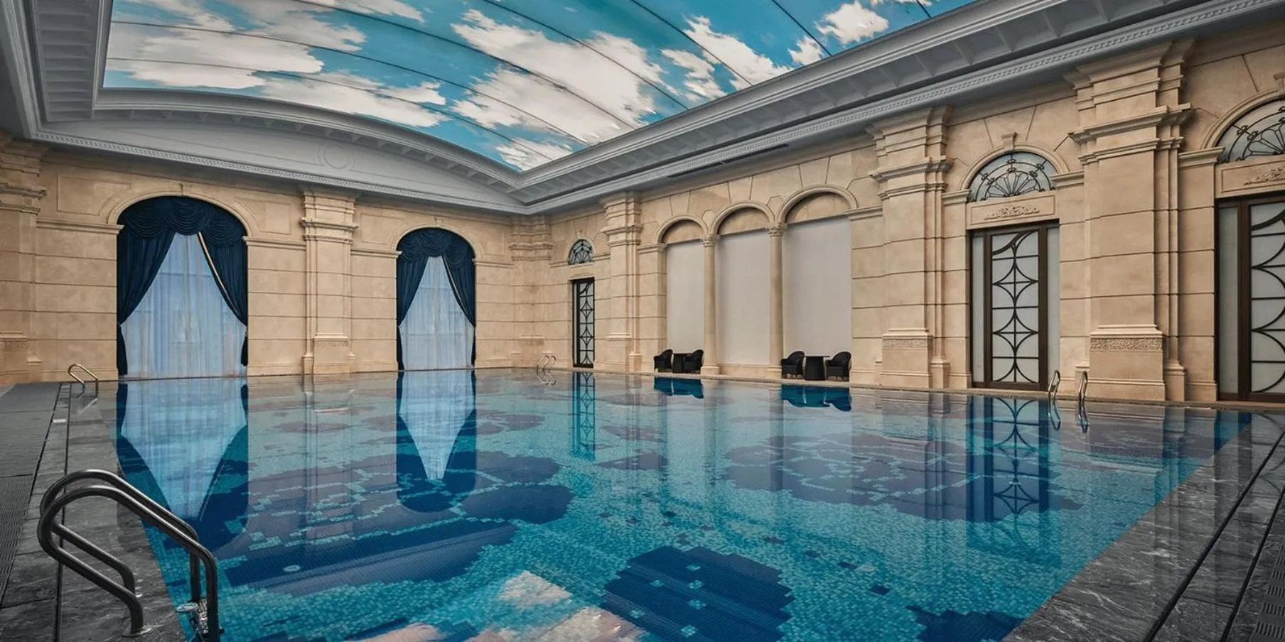 Swimming pool in Crowne Plaza Dongying by IHG