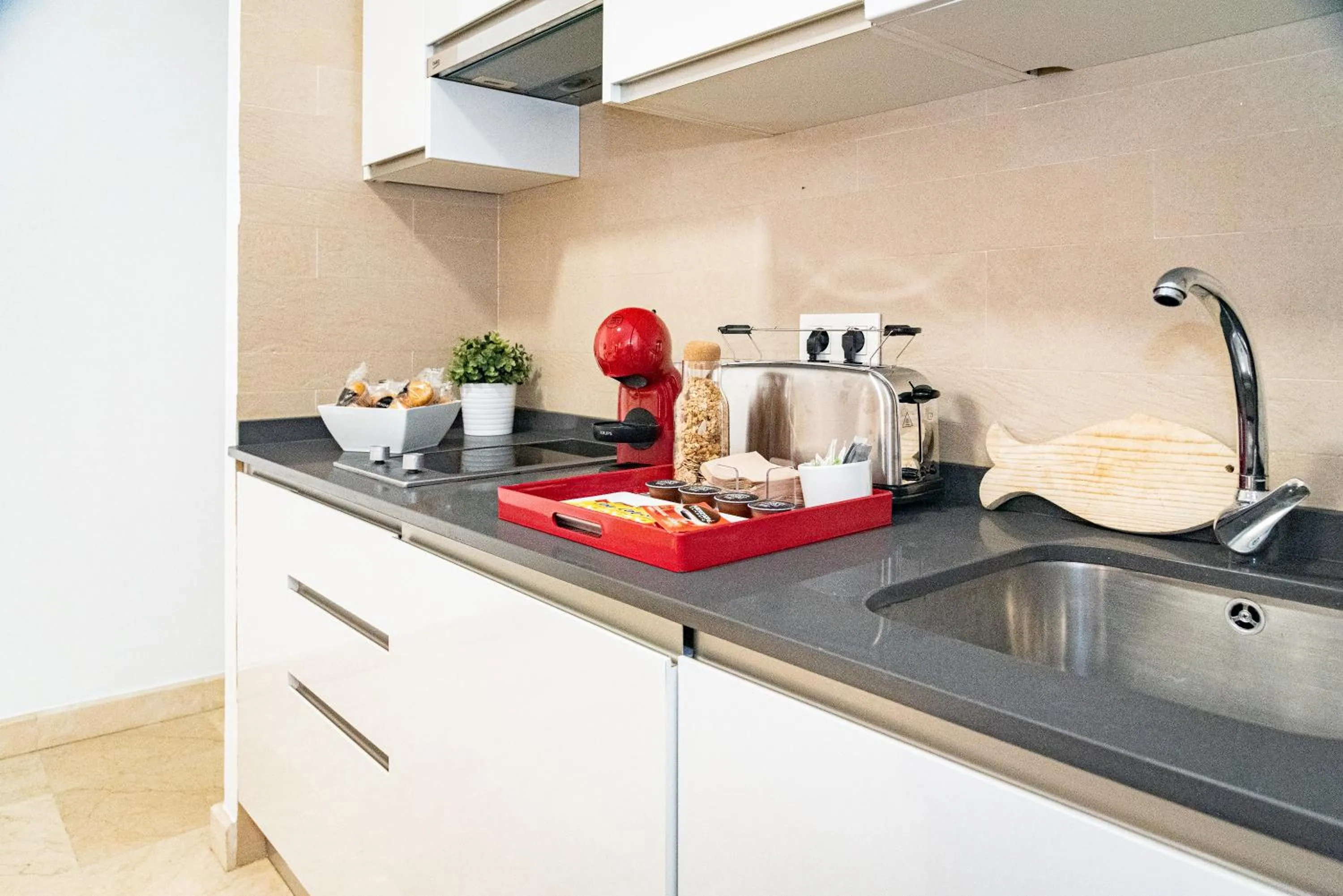 Kitchen or kitchenette in Hoteles del Sur