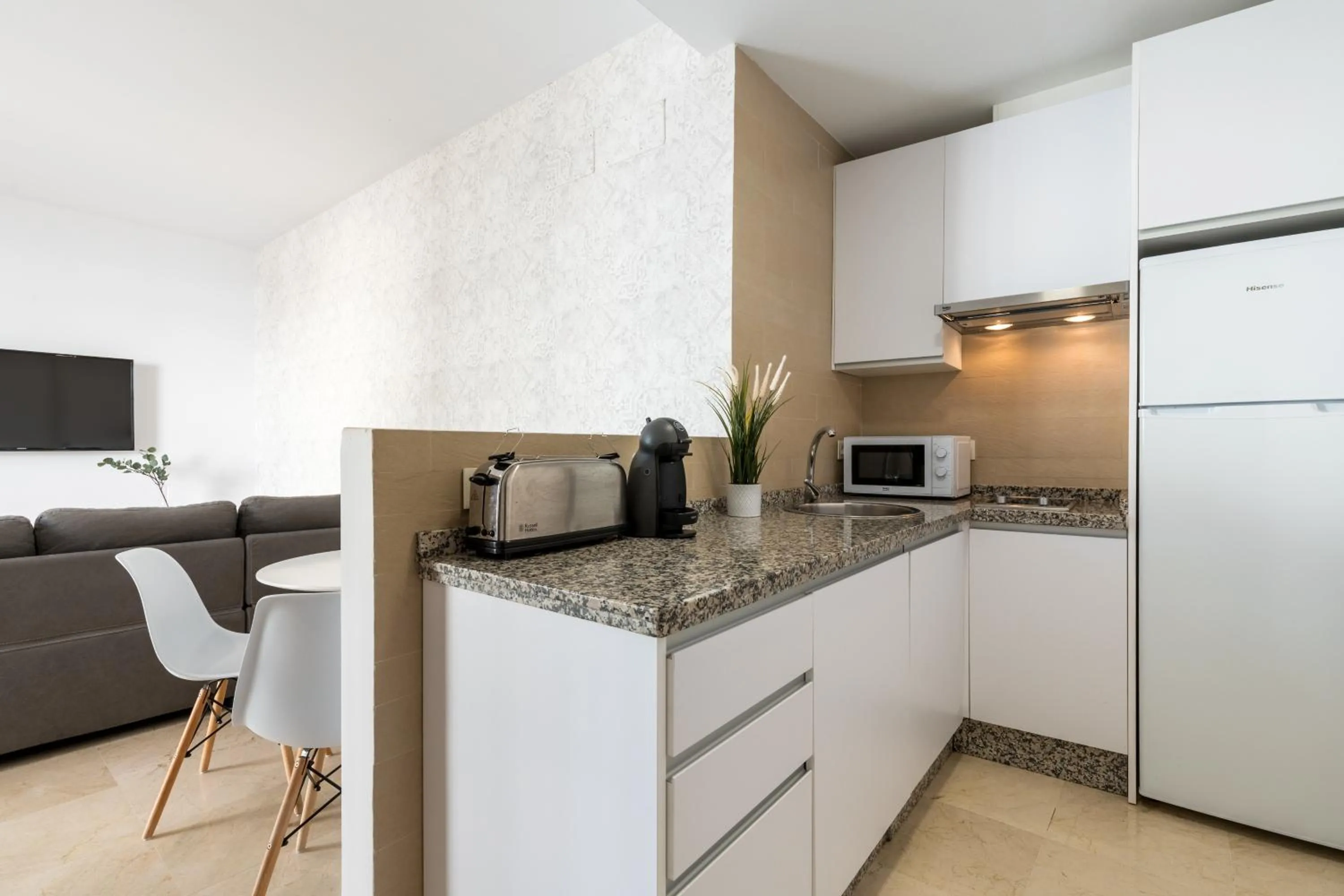 Kitchen or kitchenette in Hoteles del Sur