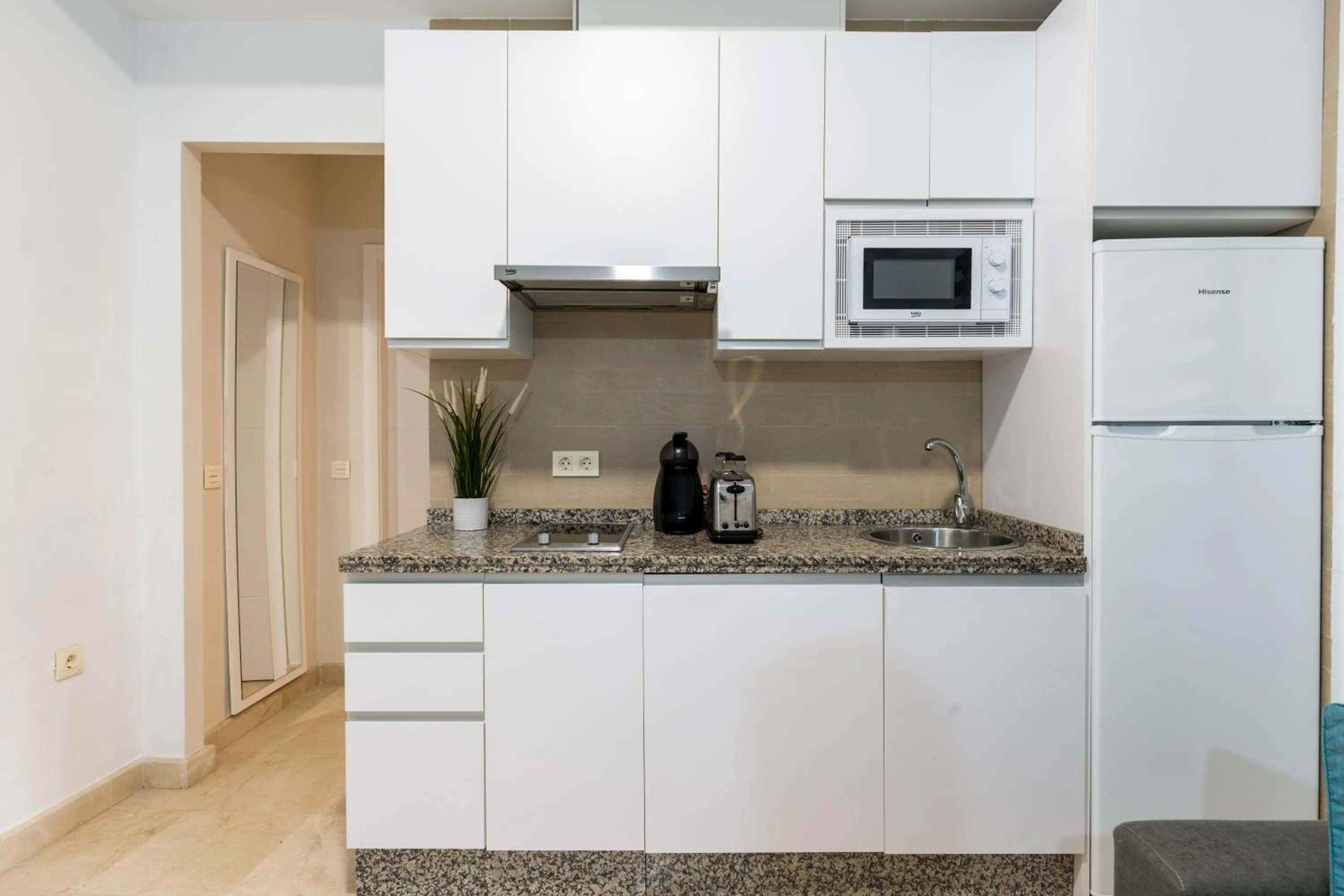 Kitchen or kitchenette in Hoteles del Sur