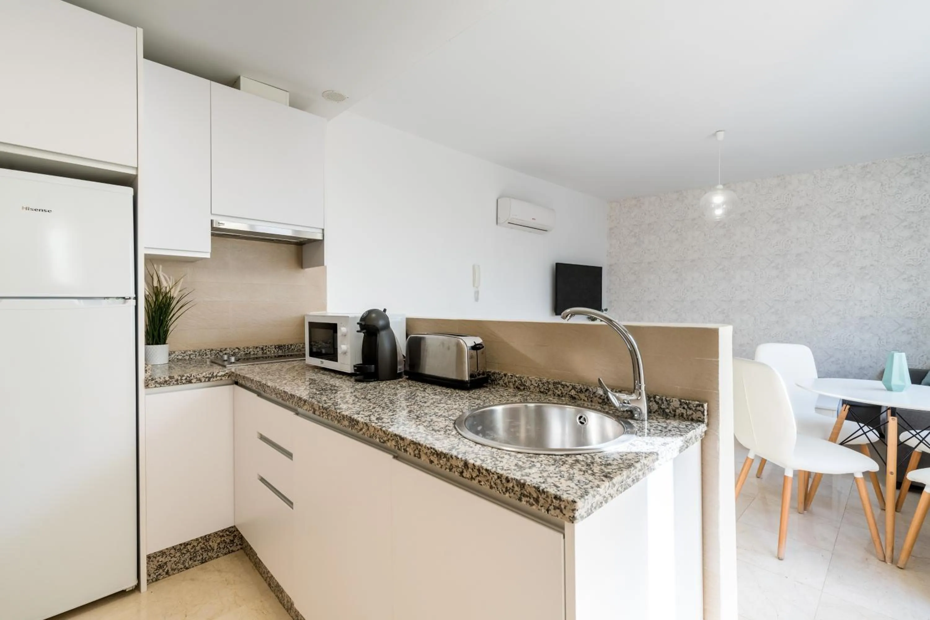 Kitchen or kitchenette in Hoteles del Sur