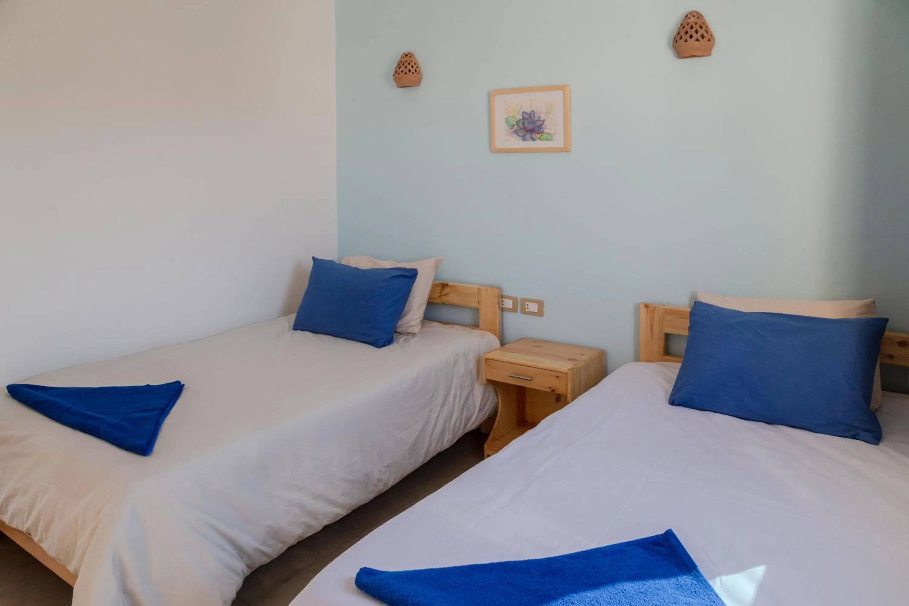 Bed in Al Deira Dahab Hotel