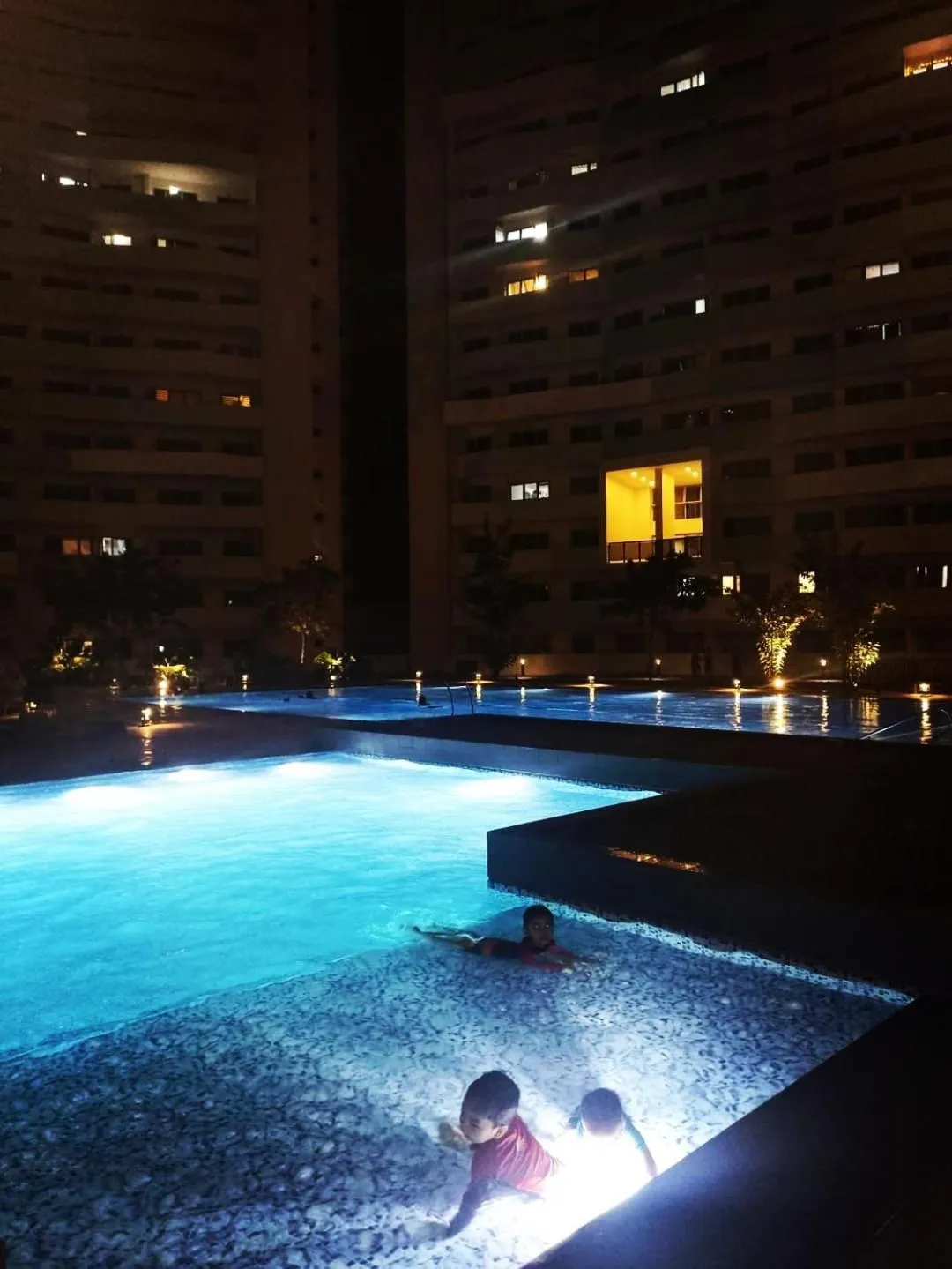 Pool view in Acellyne's Suites at The Residences at Commonwealth by Century