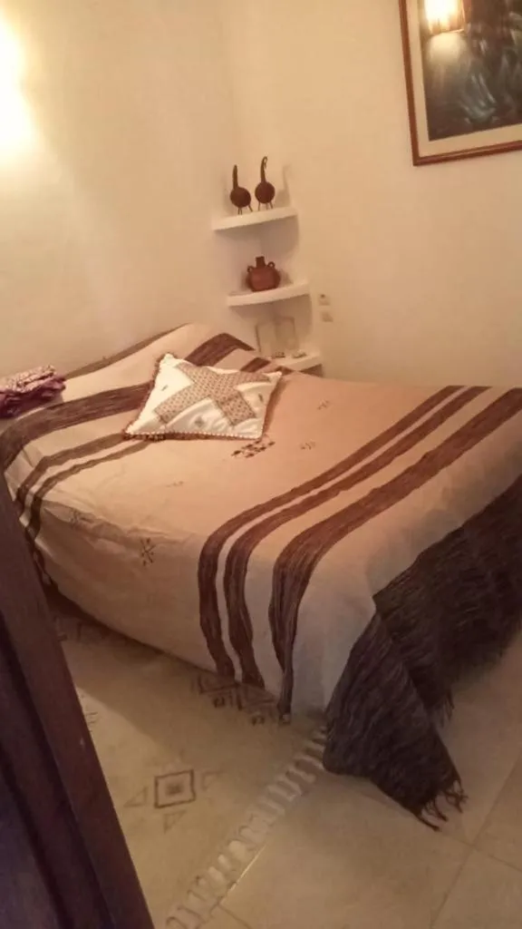 Bed in Riad Noor Charana