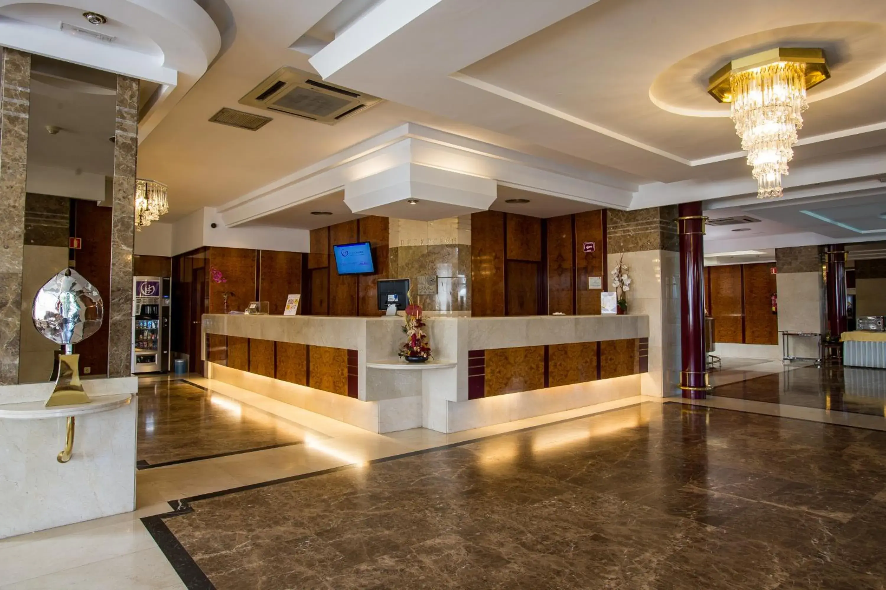 Lobby or reception in Hotel Aida