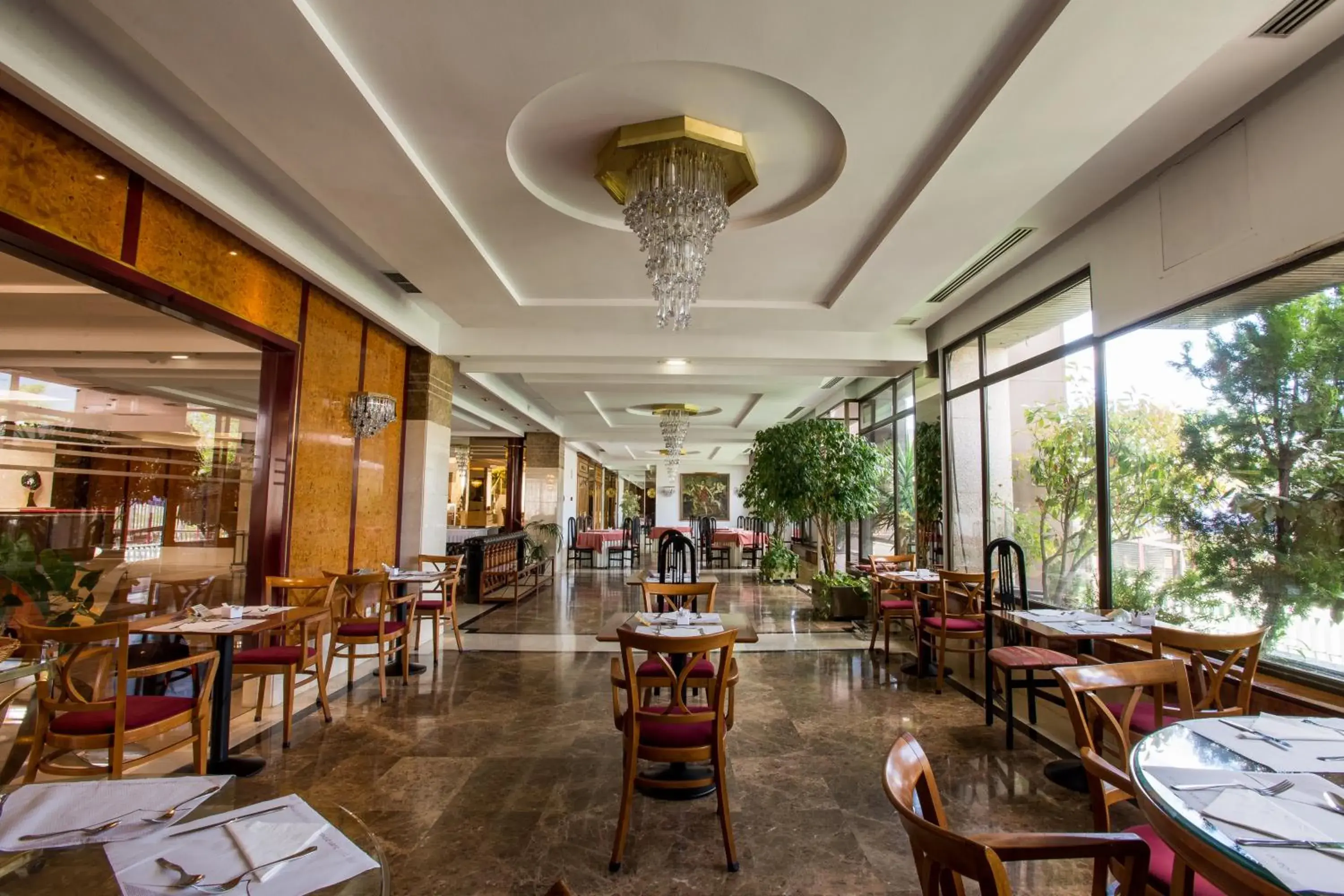 Dining area in Hotel Aida
