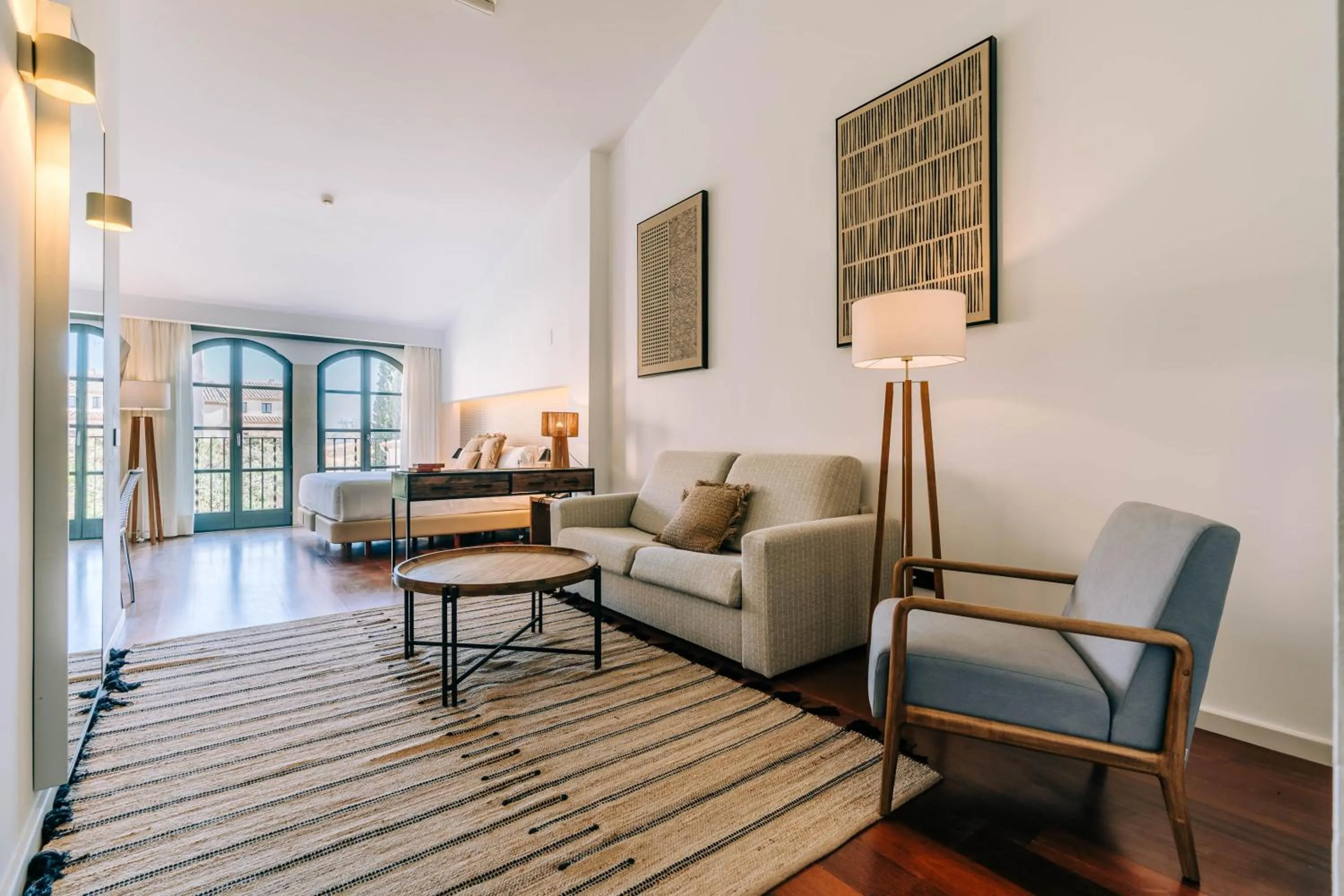 Seating area in Gran Claustre Boutique Hotel