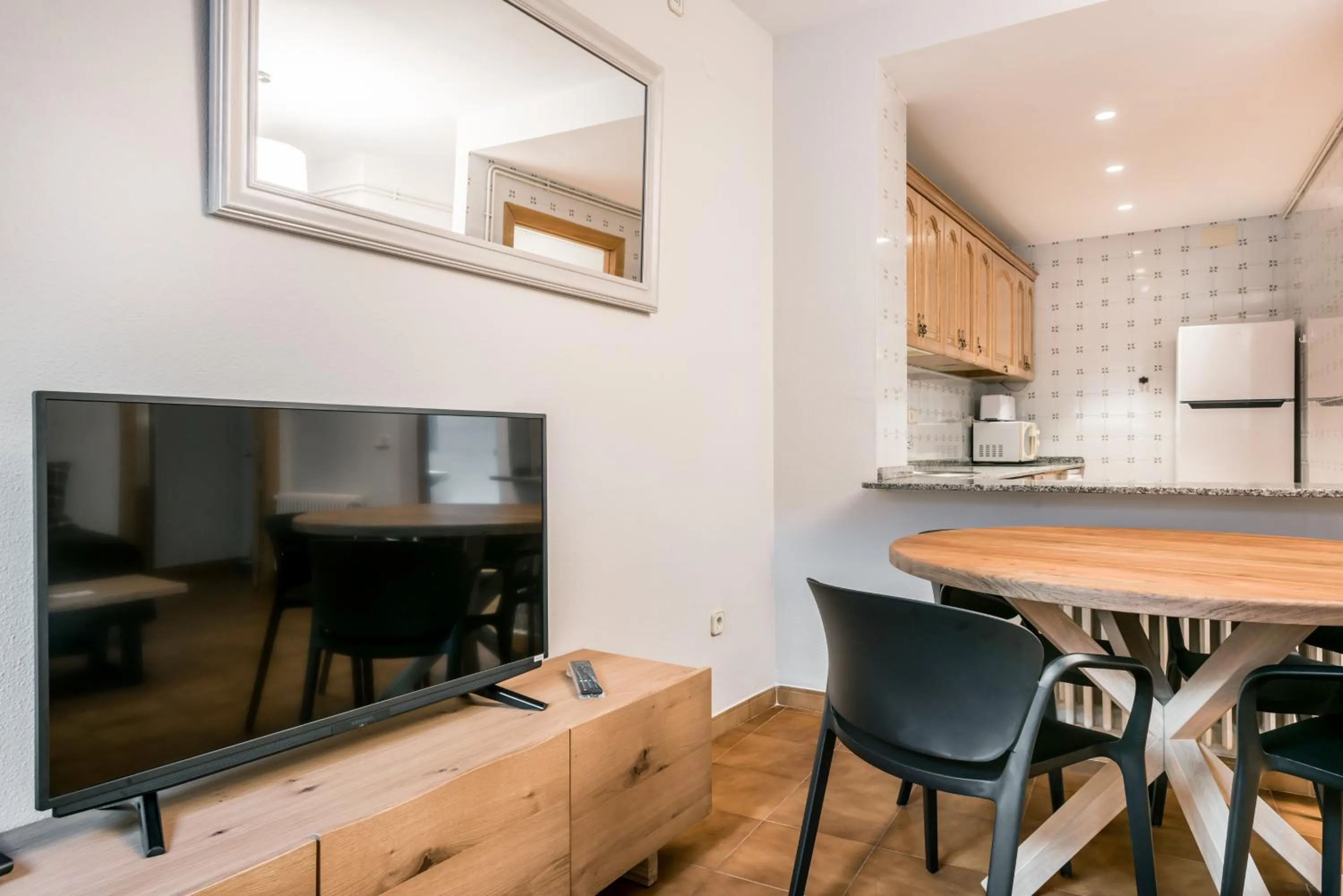 Dining area in Riu Nere Mountain Apartments