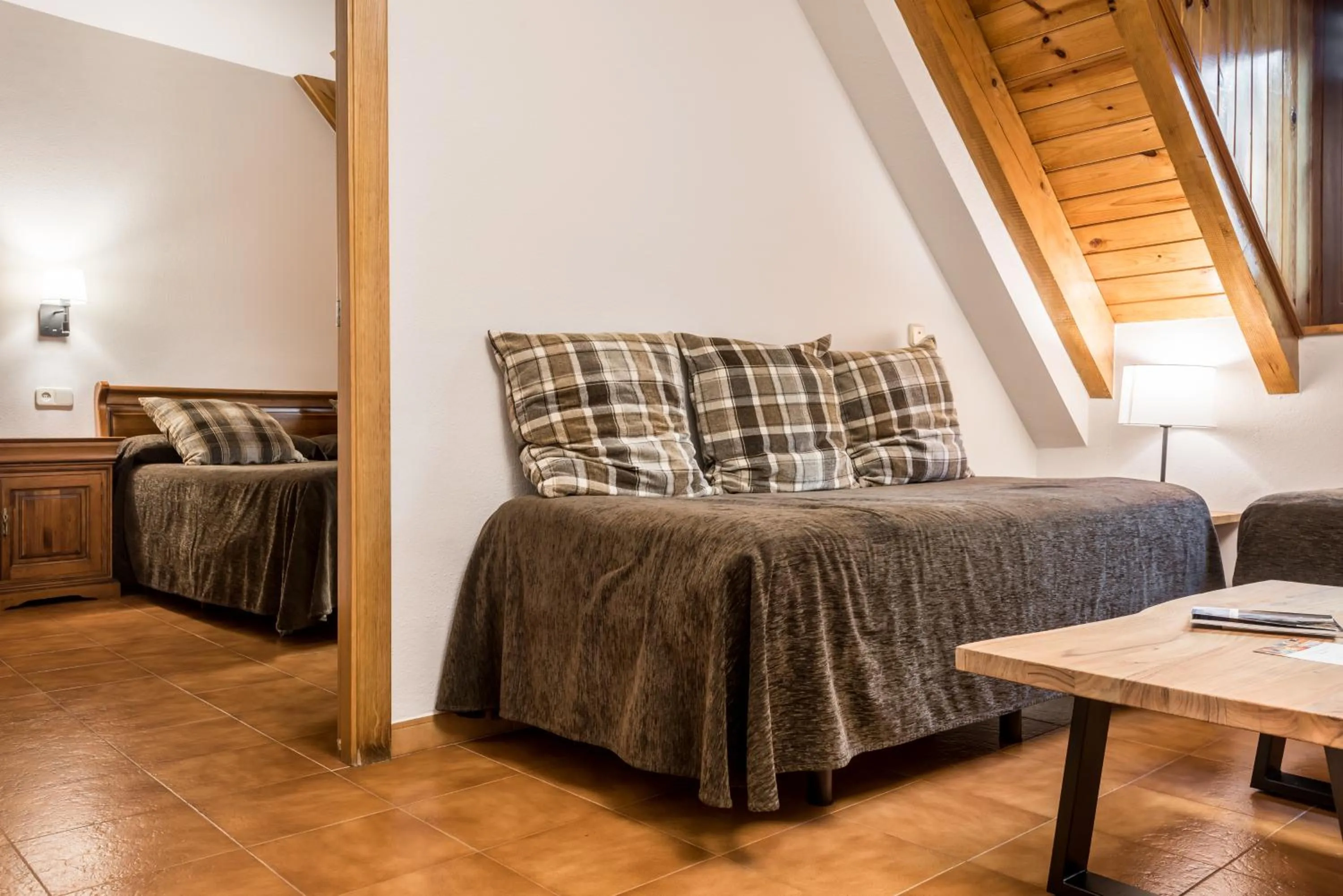 Bed in Riu Nere Mountain Apartments