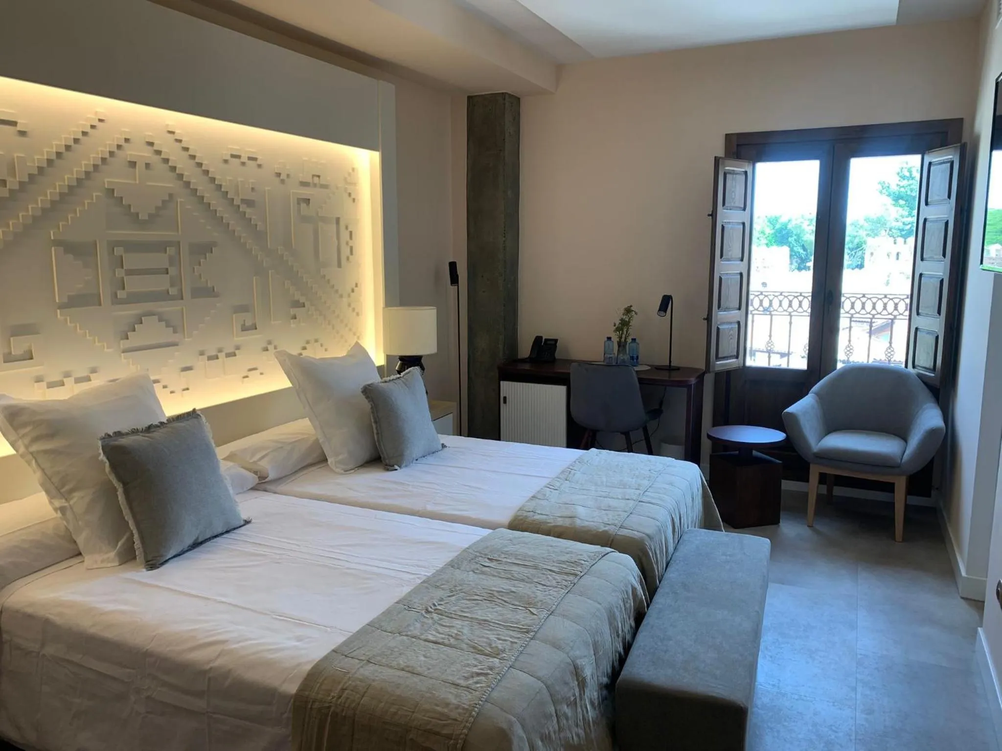 Bed in Hotel Hacienda del Cardenal